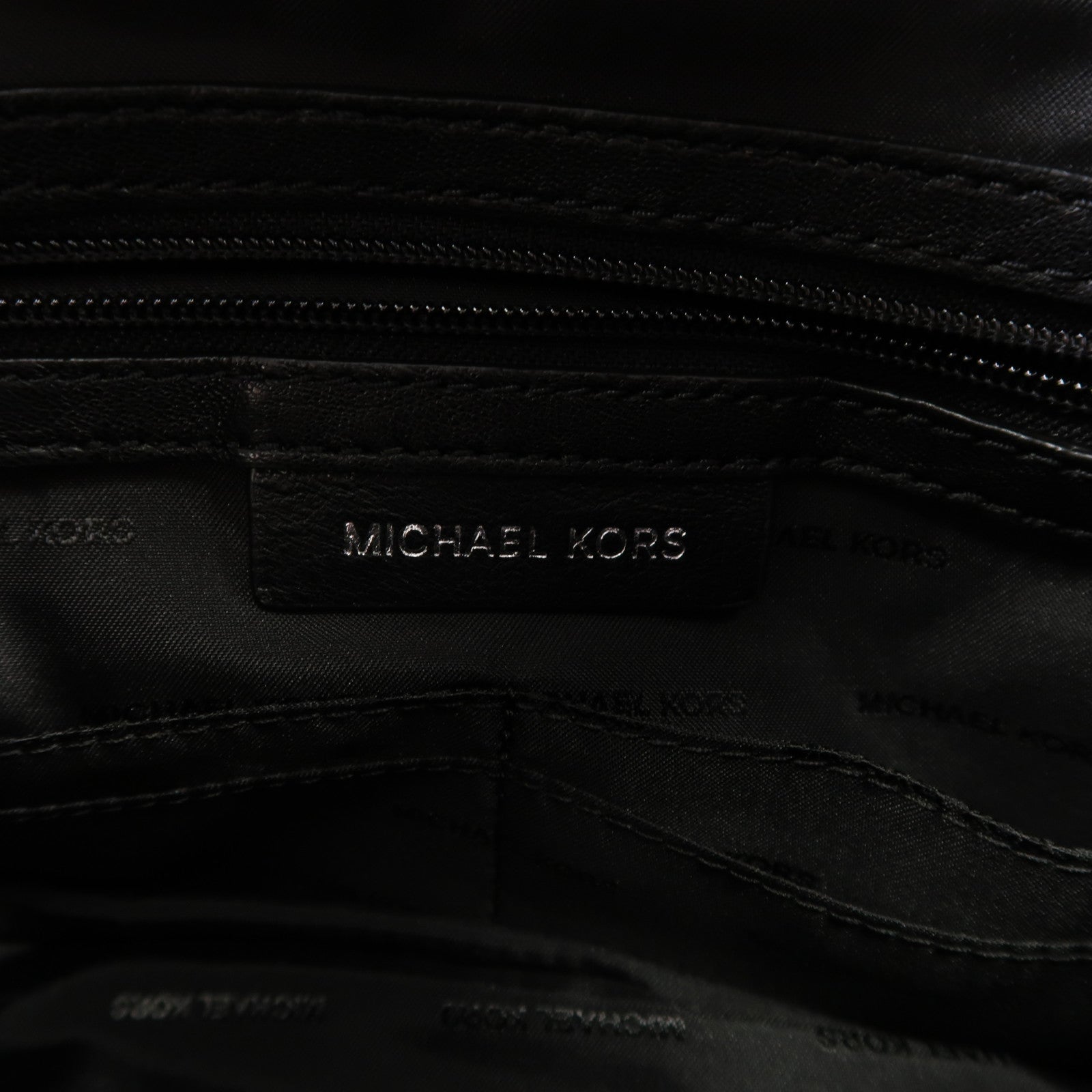 Michael Kors 牛皮皮革Chain Shoulder銀扣鏈帶肩背袋