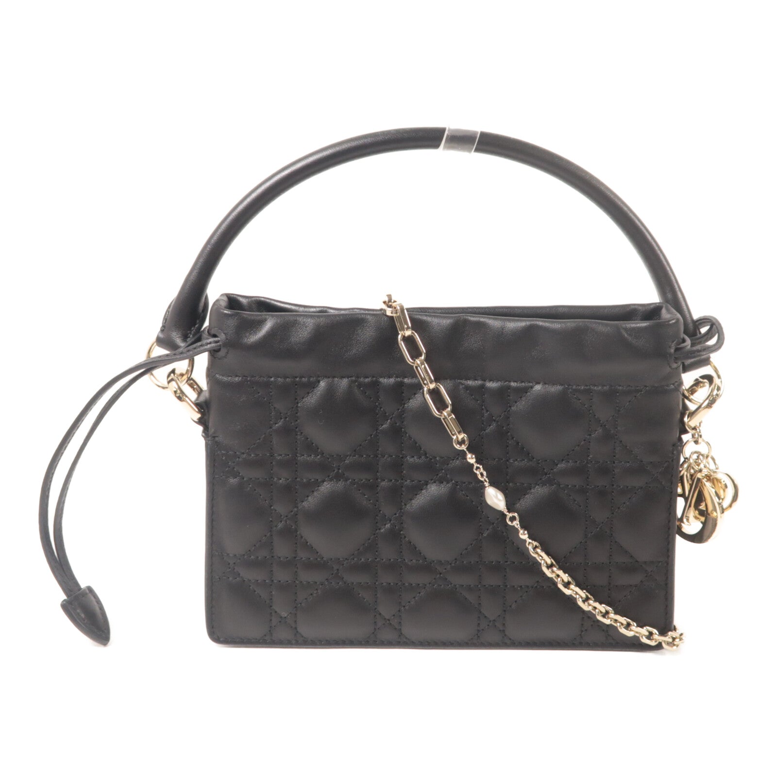 Dior 羊皮皮革Lady Dior Milly手挽肩背兩用袋