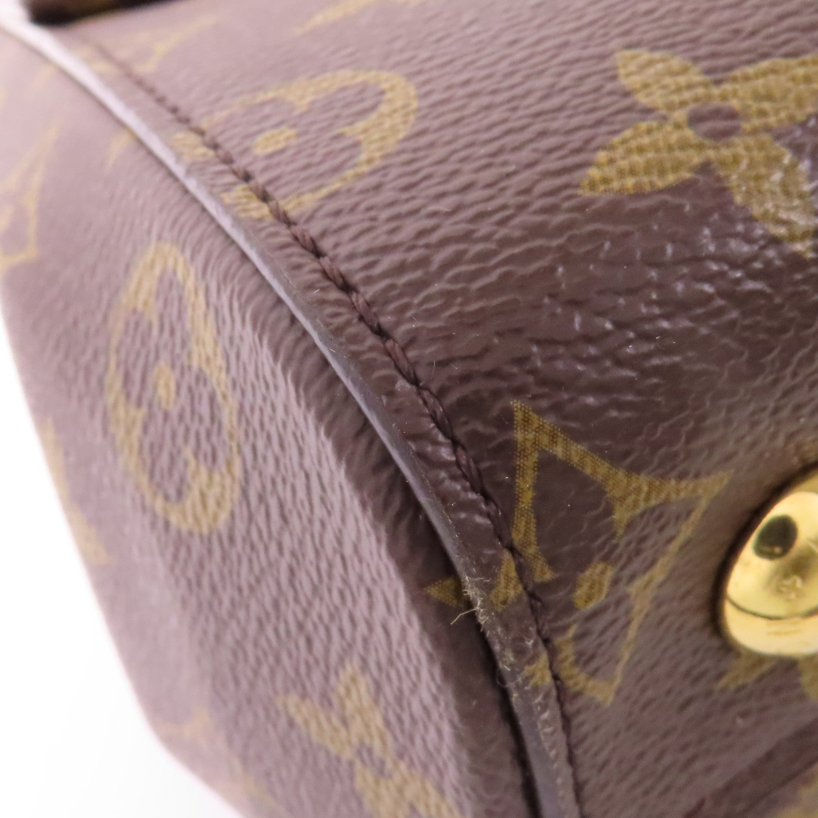 LOUIS VUITTON LV GHW Cluny BB 2 Way Shoulder Bag M42738 Monogram Brown