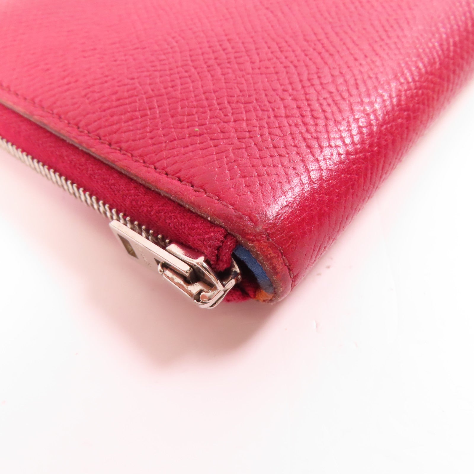 HERMES 【激減優惠】Epsom皮革Silk In銀扣長錢包