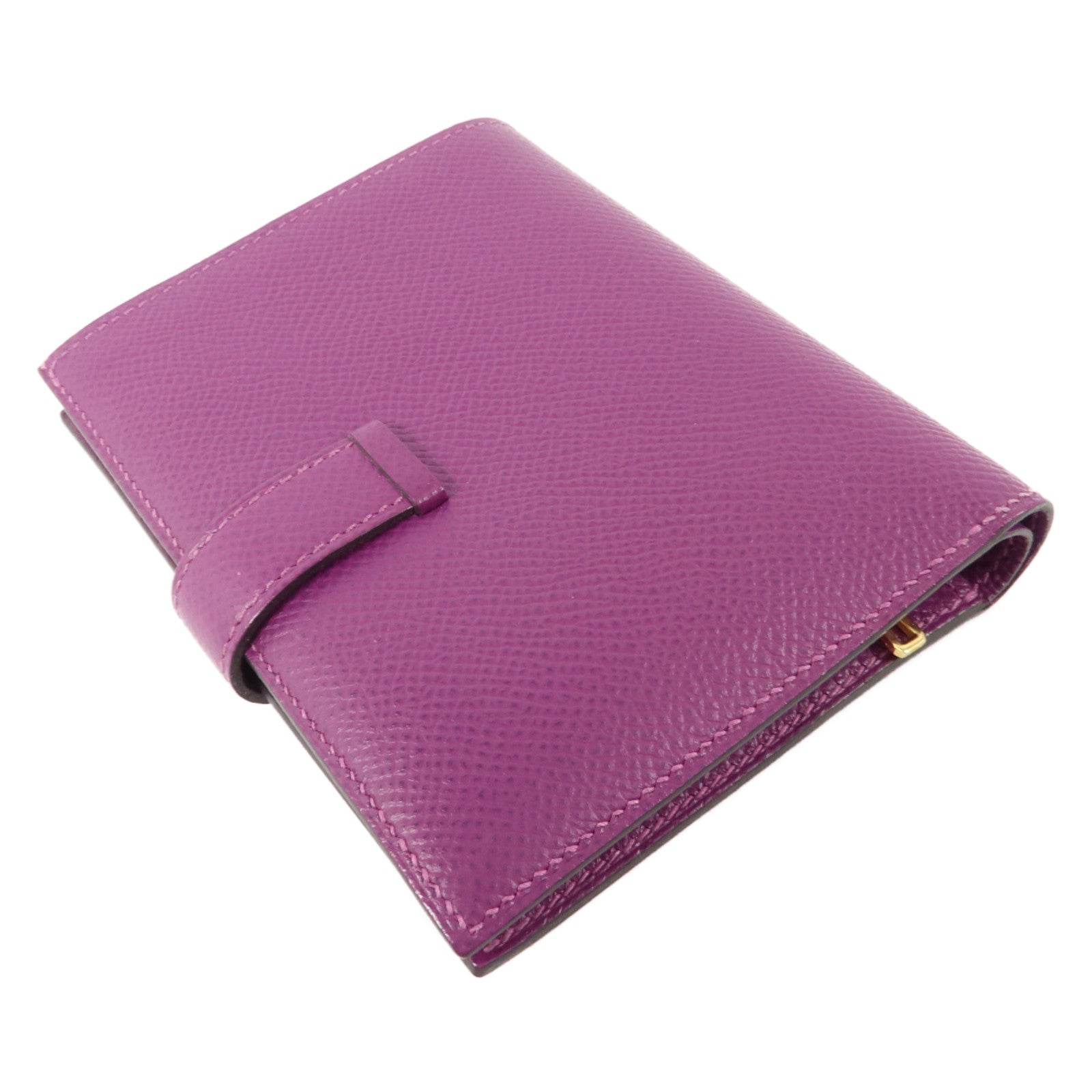 HERMES Epsom皮革Bearn Wallet錢包Anemone