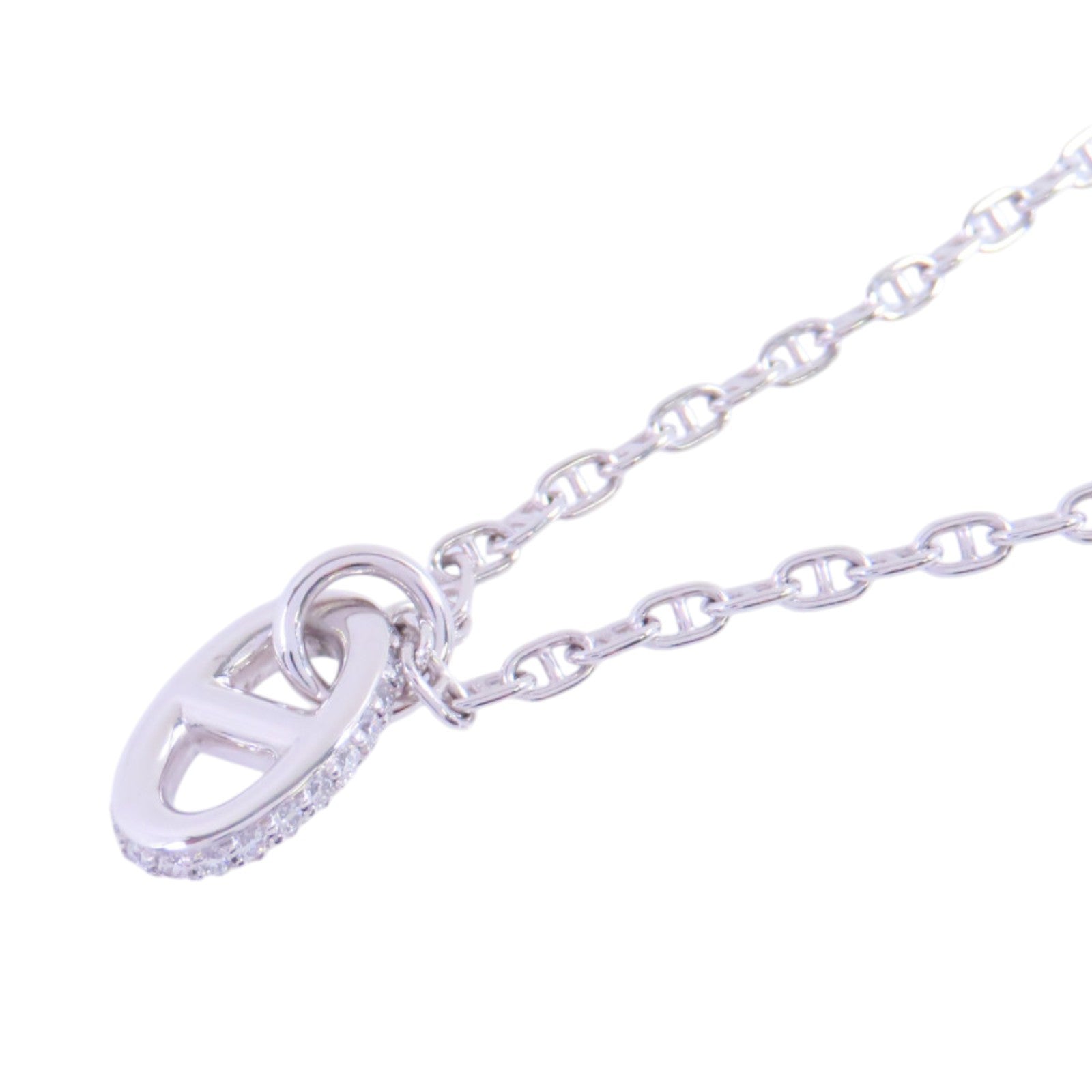 HERMES 【激減優惠】18K白金/鑽石Farandole Diamond Small Pendant Nacklace項鍊