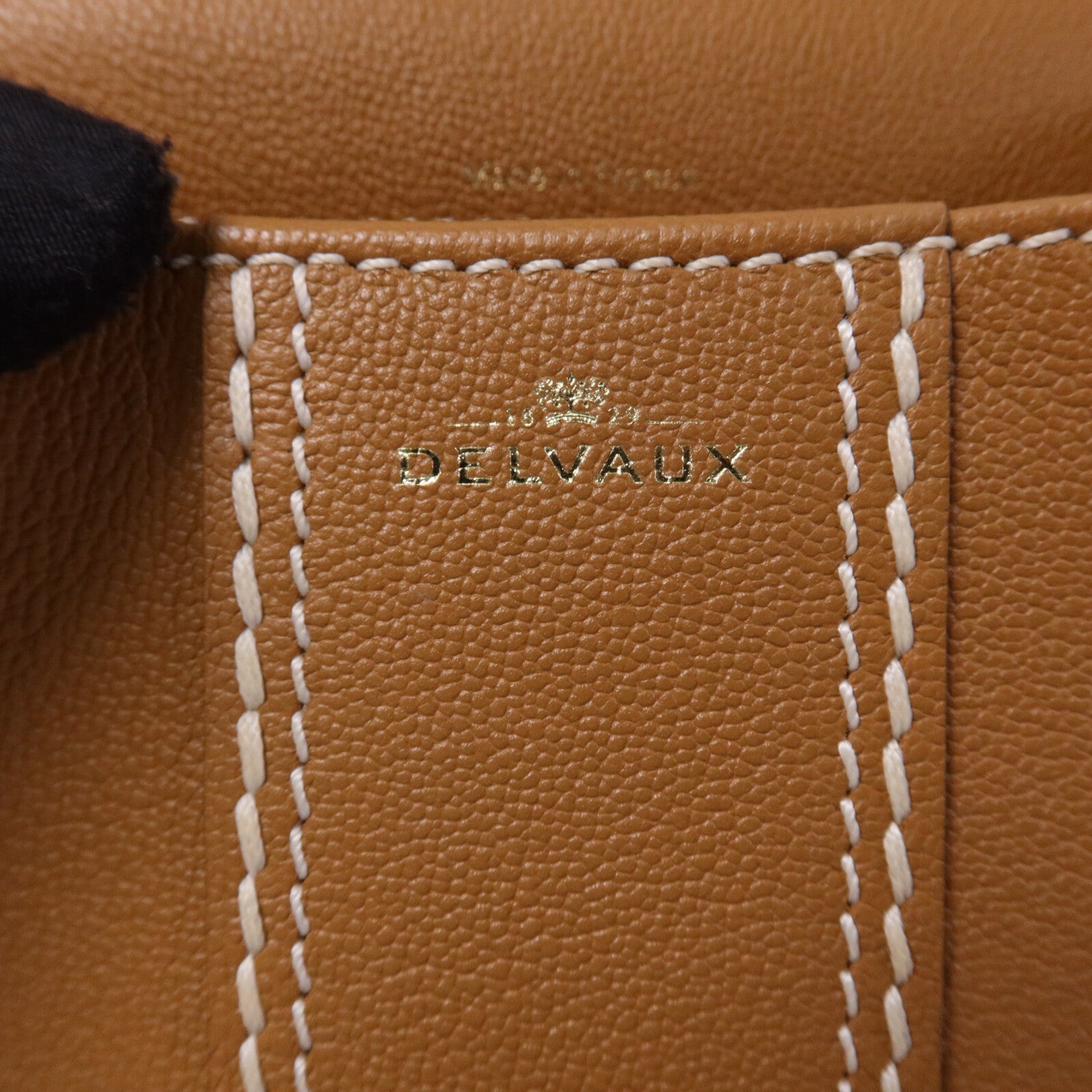 Delvaux 牛皮皮革Mini Brillant金扣手挽肩背兩用袋