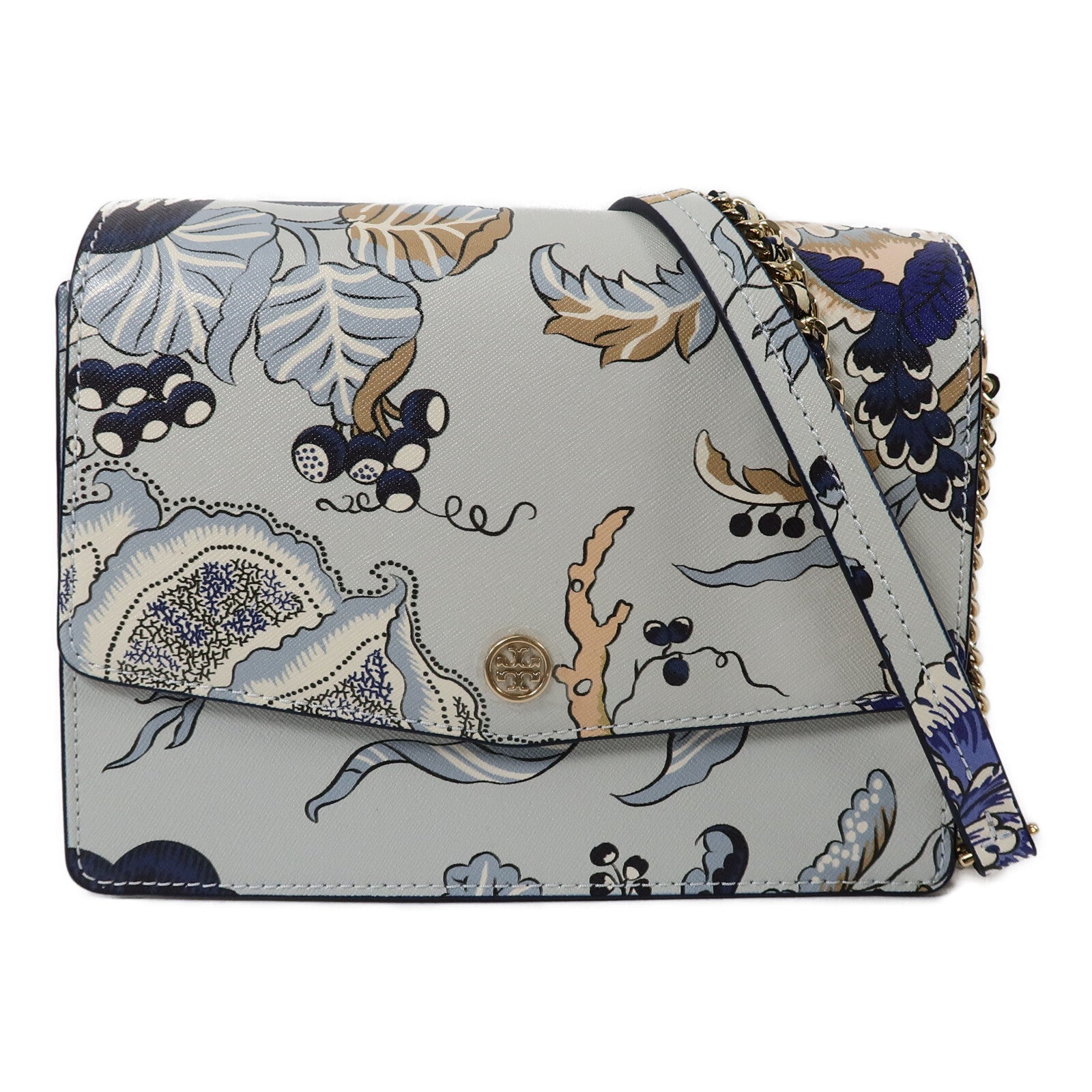 Tory Burch Saffiano皮革Shoulder Bag鏈帶肩背袋
