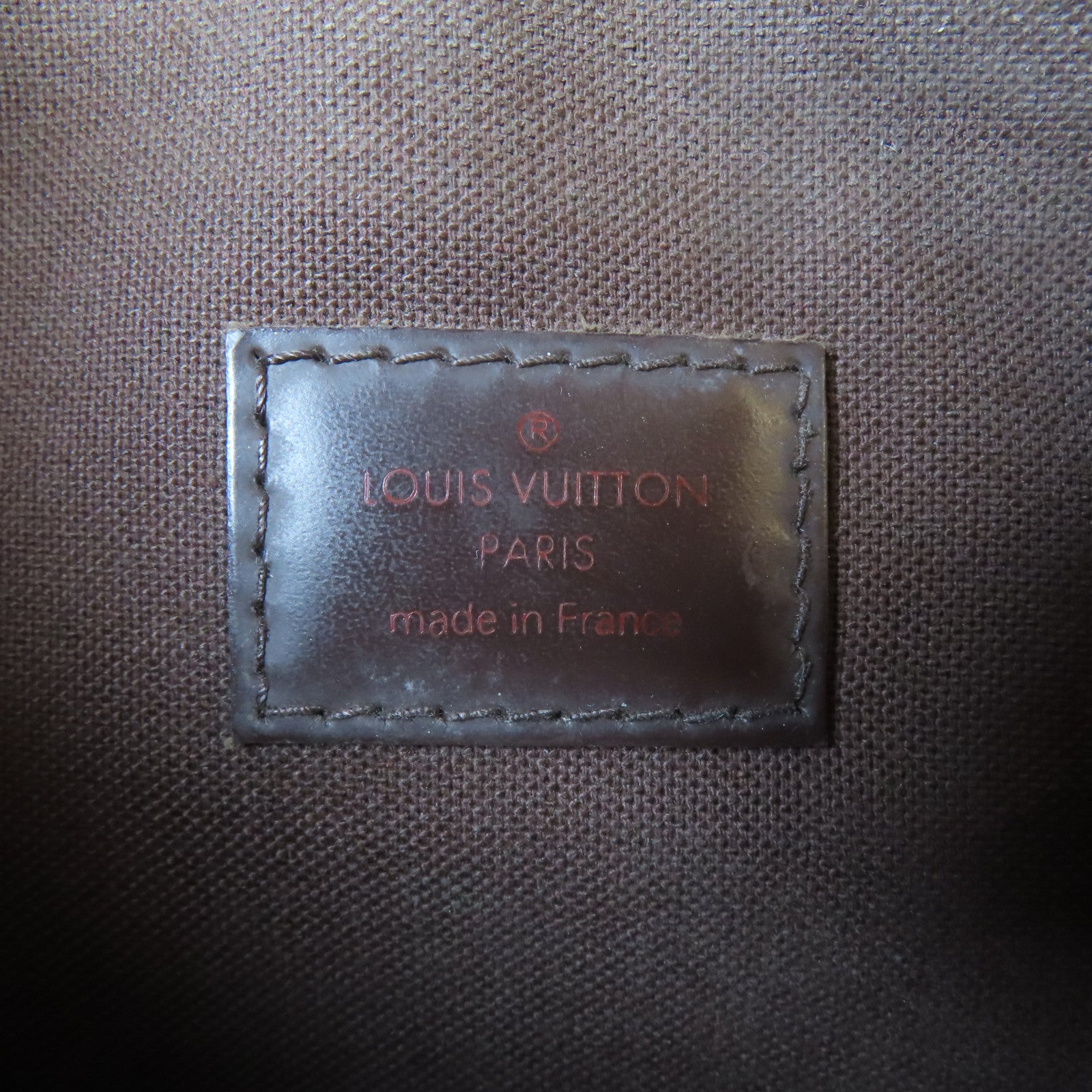 LOUIS VUITTON Damier Melville金扣肩背袋啡色