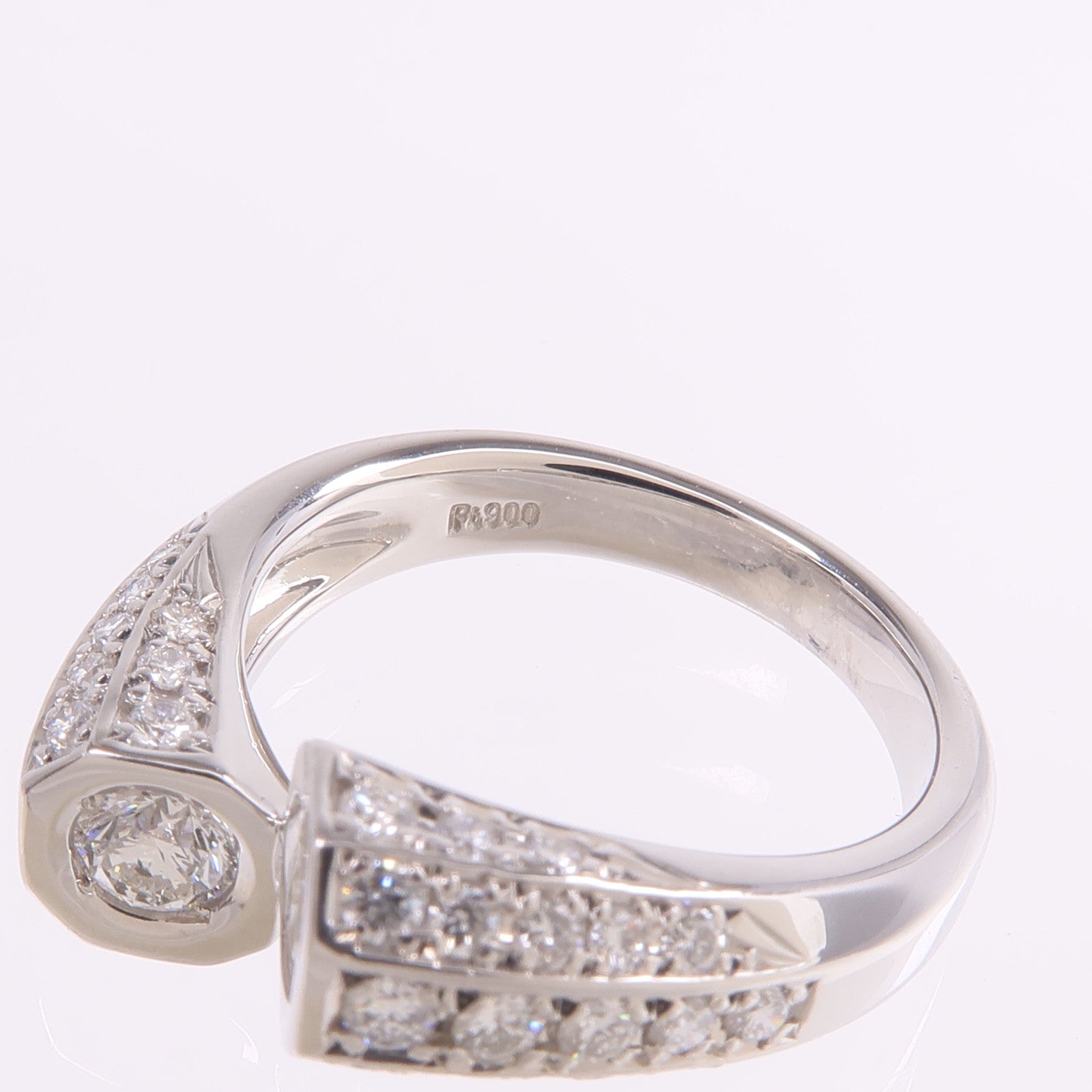 JEWELRY PT900鉑金Diamond Ring鑽石戒指US#5.75