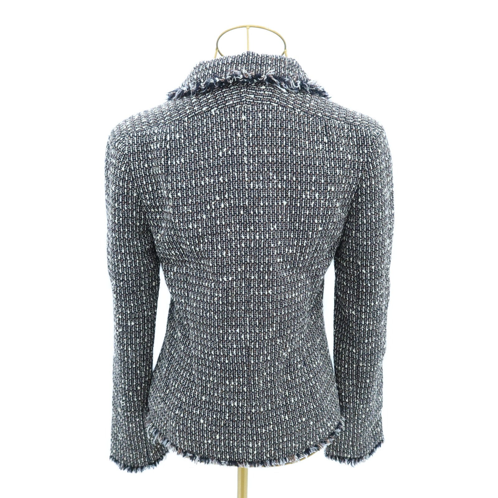 CHANEL Wool/Nylon Long-Sleeve Jacket外套