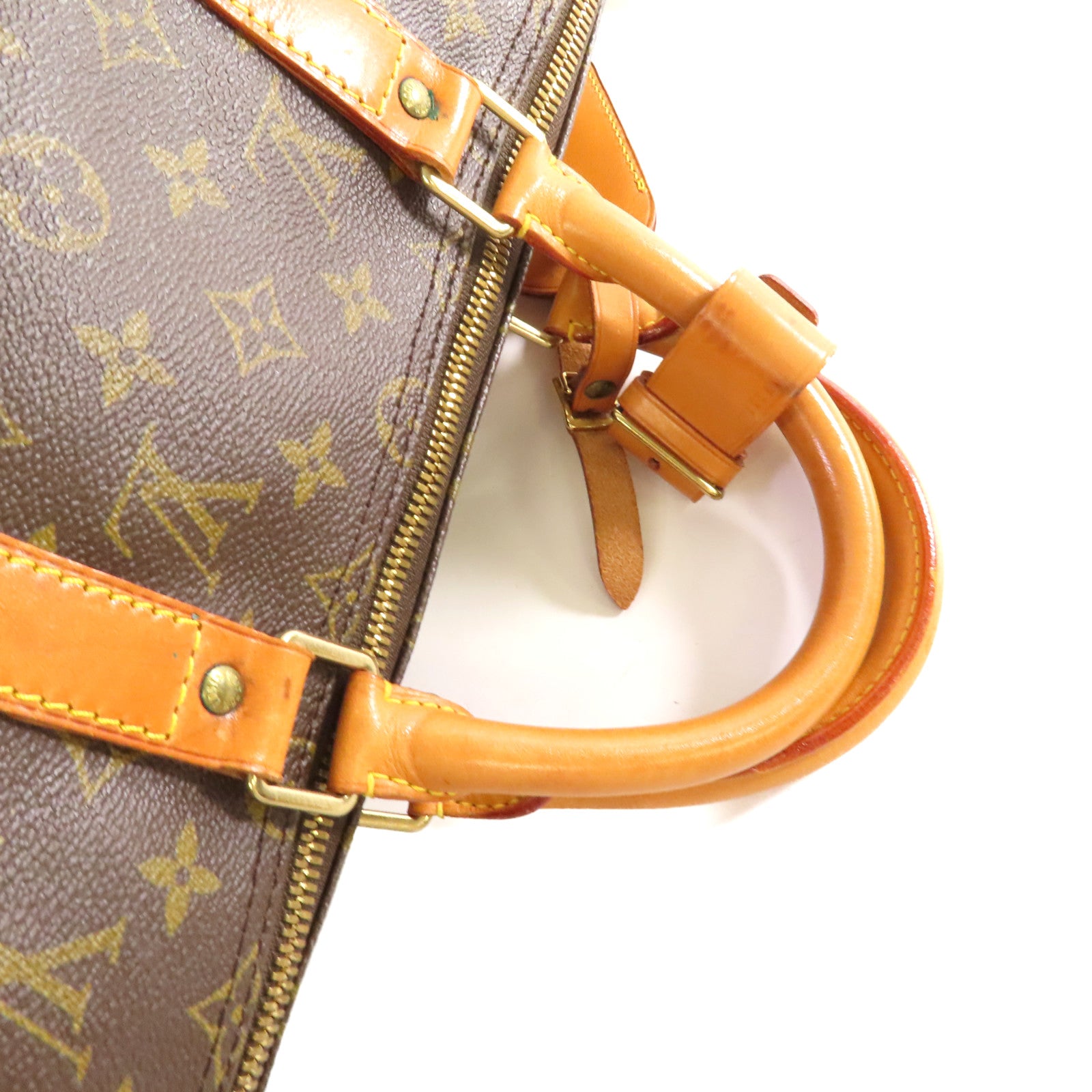 LOUIS VUITTON 【激減優惠】Monogram Keepall 50 Boston Bag金扣手挽袋啡色