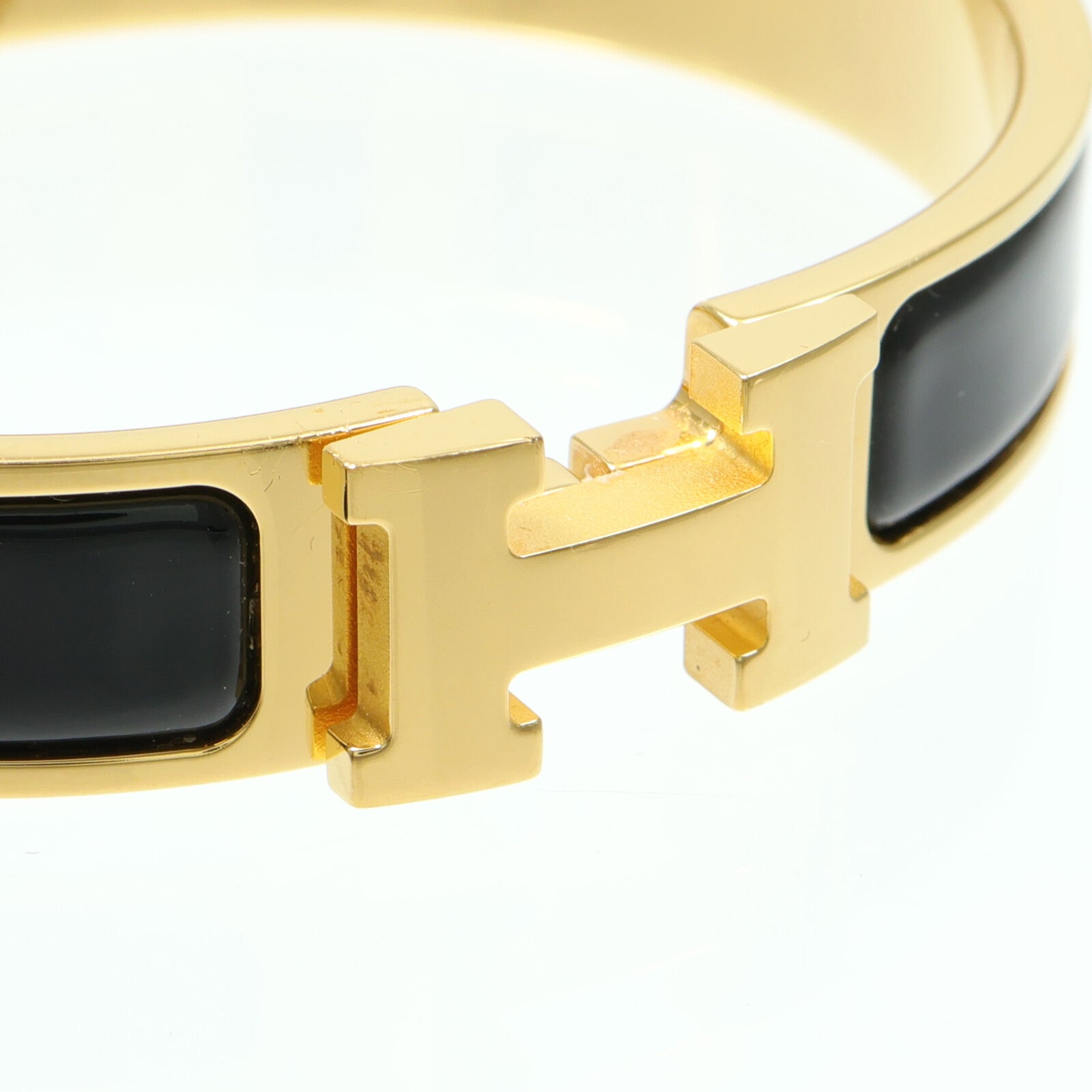 HERMES 琺瑯/金屬Clic H Bracelet手鐲