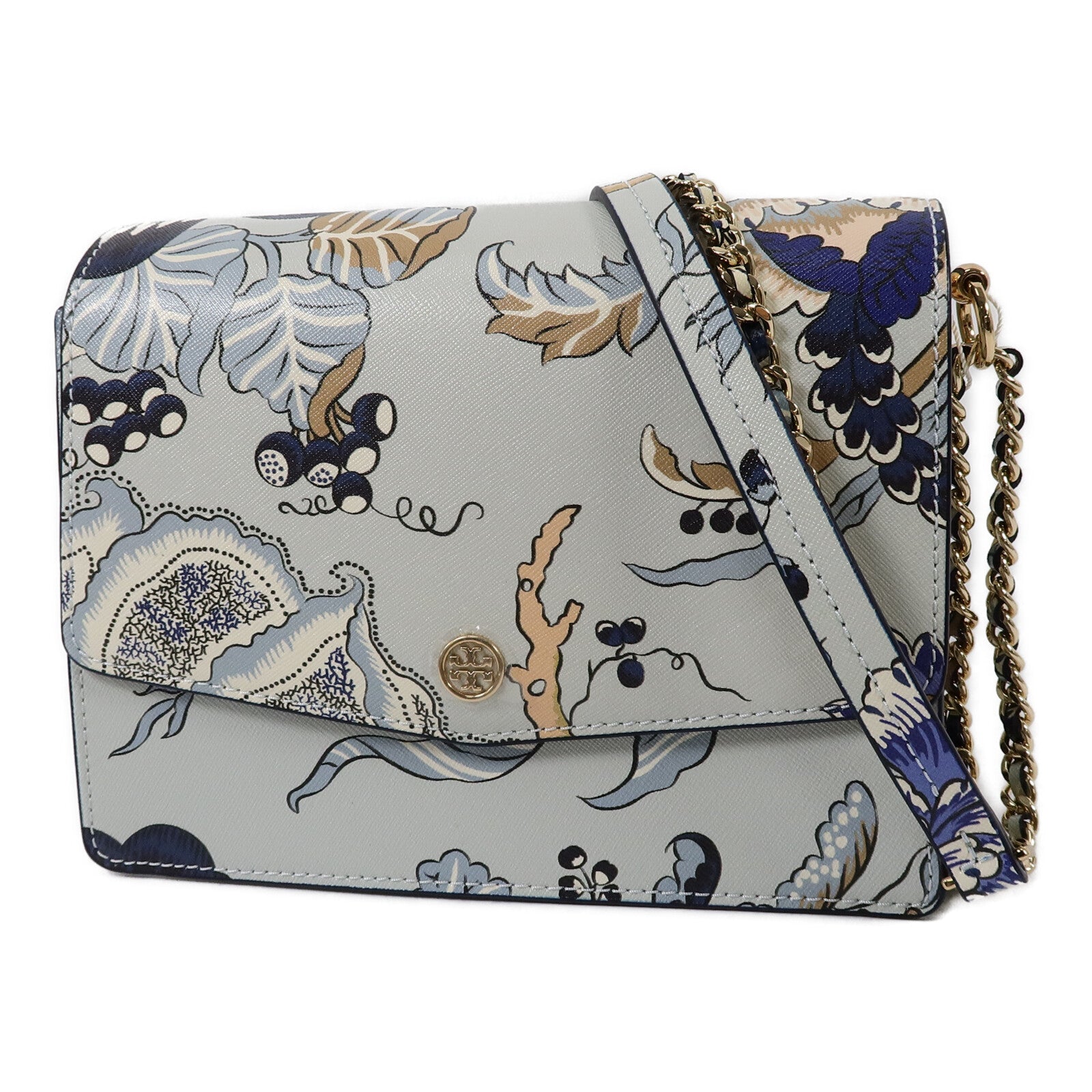 Tory Burch Saffiano皮革Shoulder Bag鏈帶肩背袋
