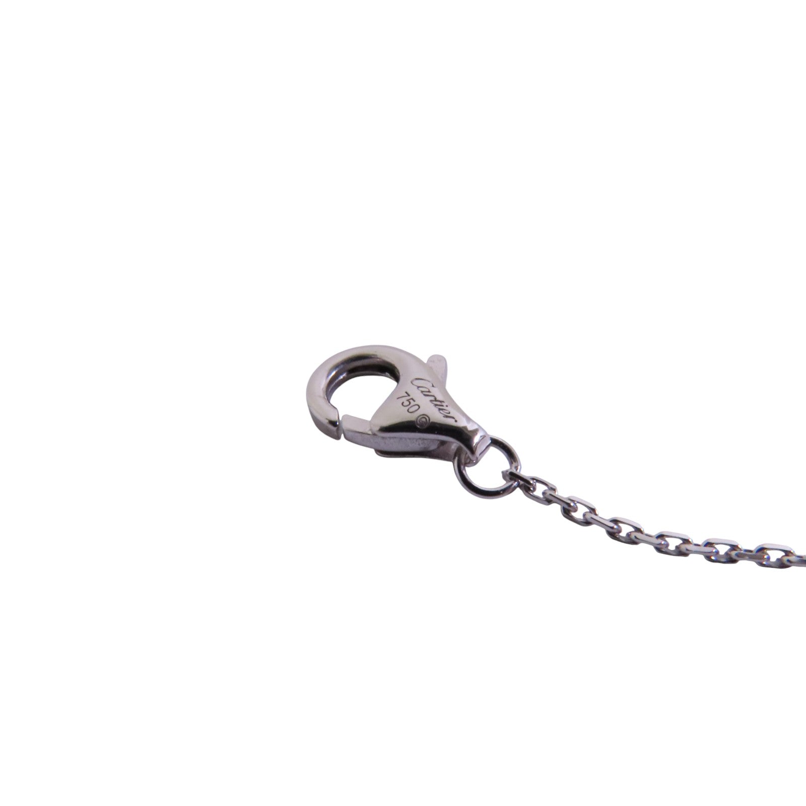 CARTIER 18K白金Heart Diamond Necklace鑽石項鏈