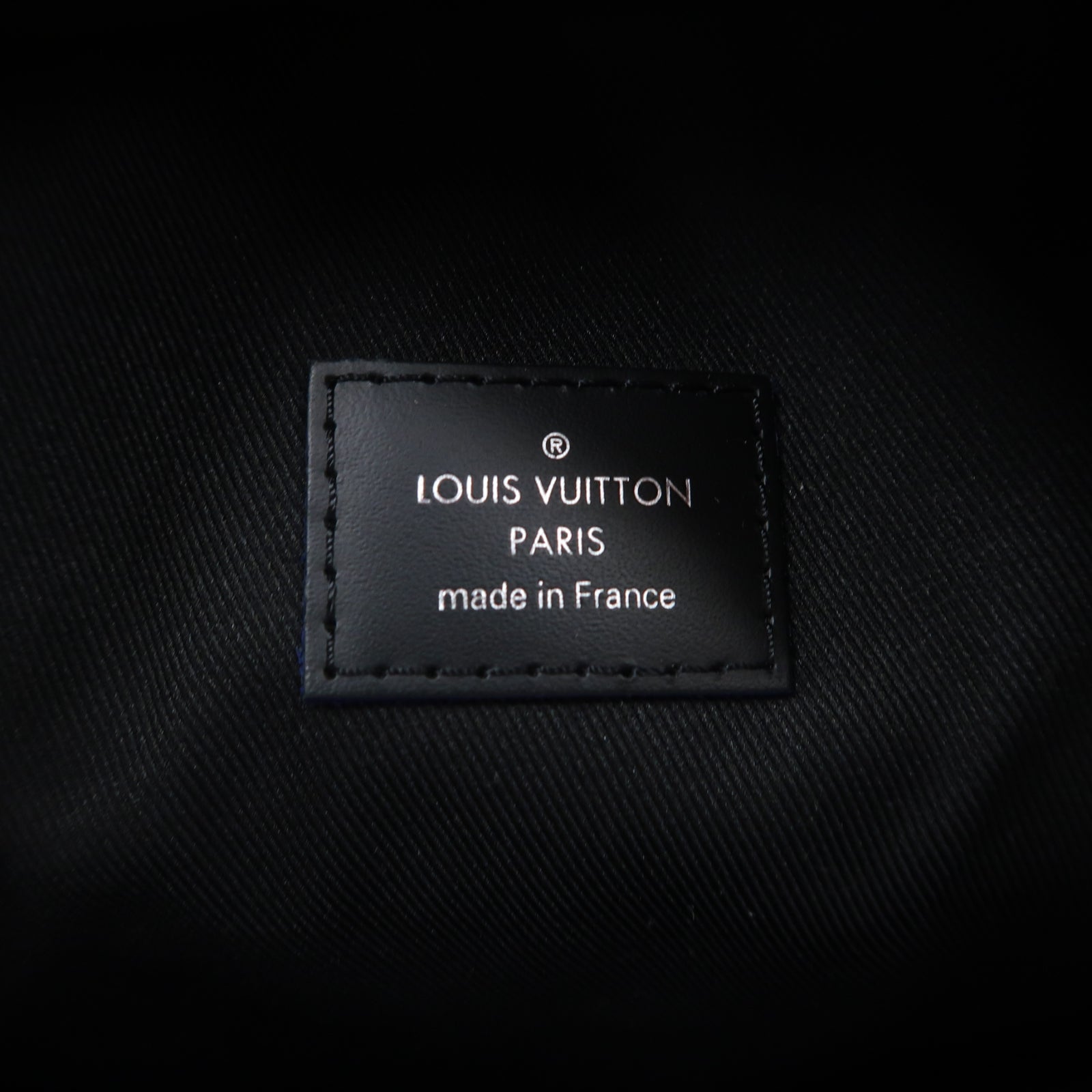 LOUIS VUITTON Damier Graphite World Map Josh銀扣背包黑色