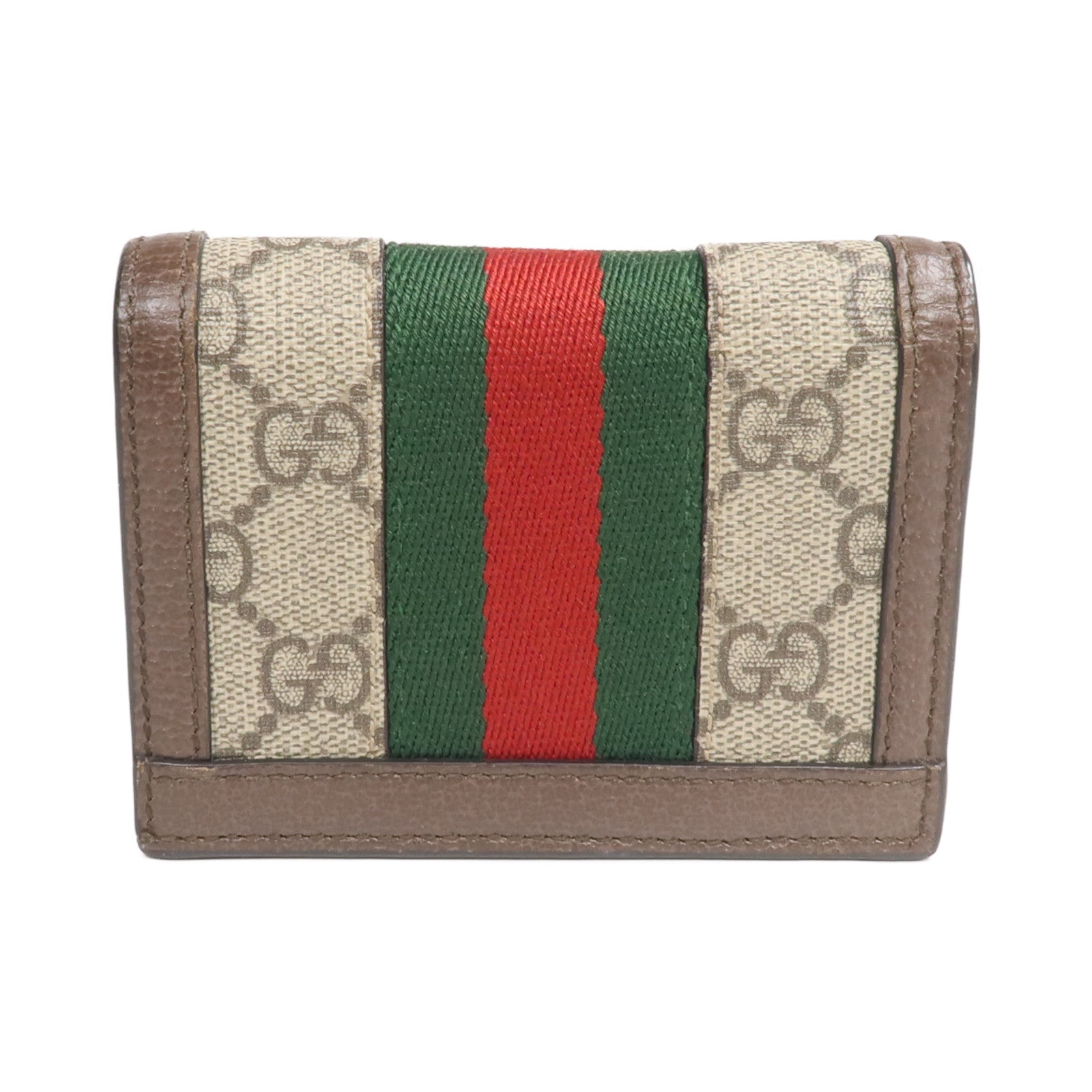 GUCCI 塗層帆布Ophidia GG Wallet金扣錢包