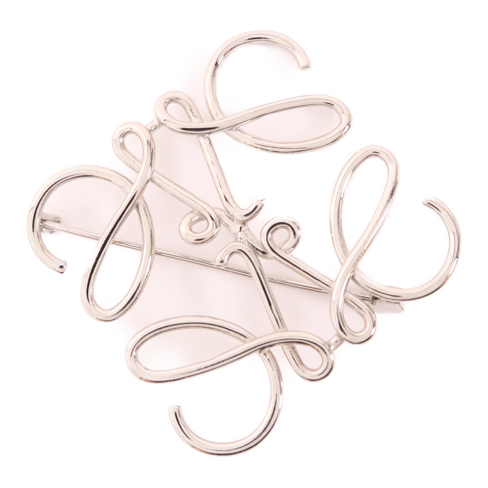 LOEWE 金屬Brooch銀扣胸針
