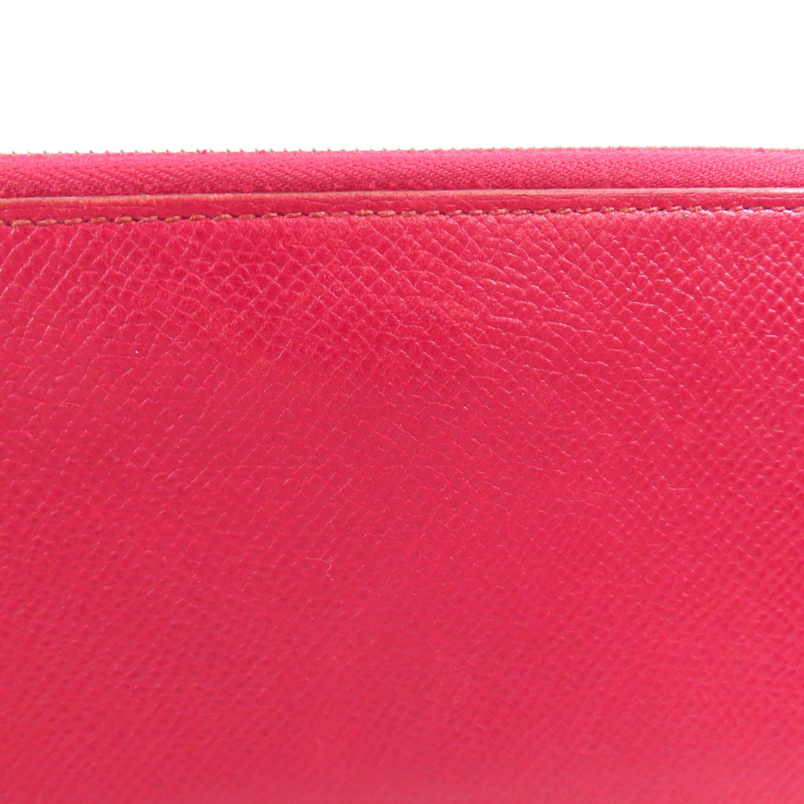 HERMES Epsom皮革Silk In銀扣長錢包