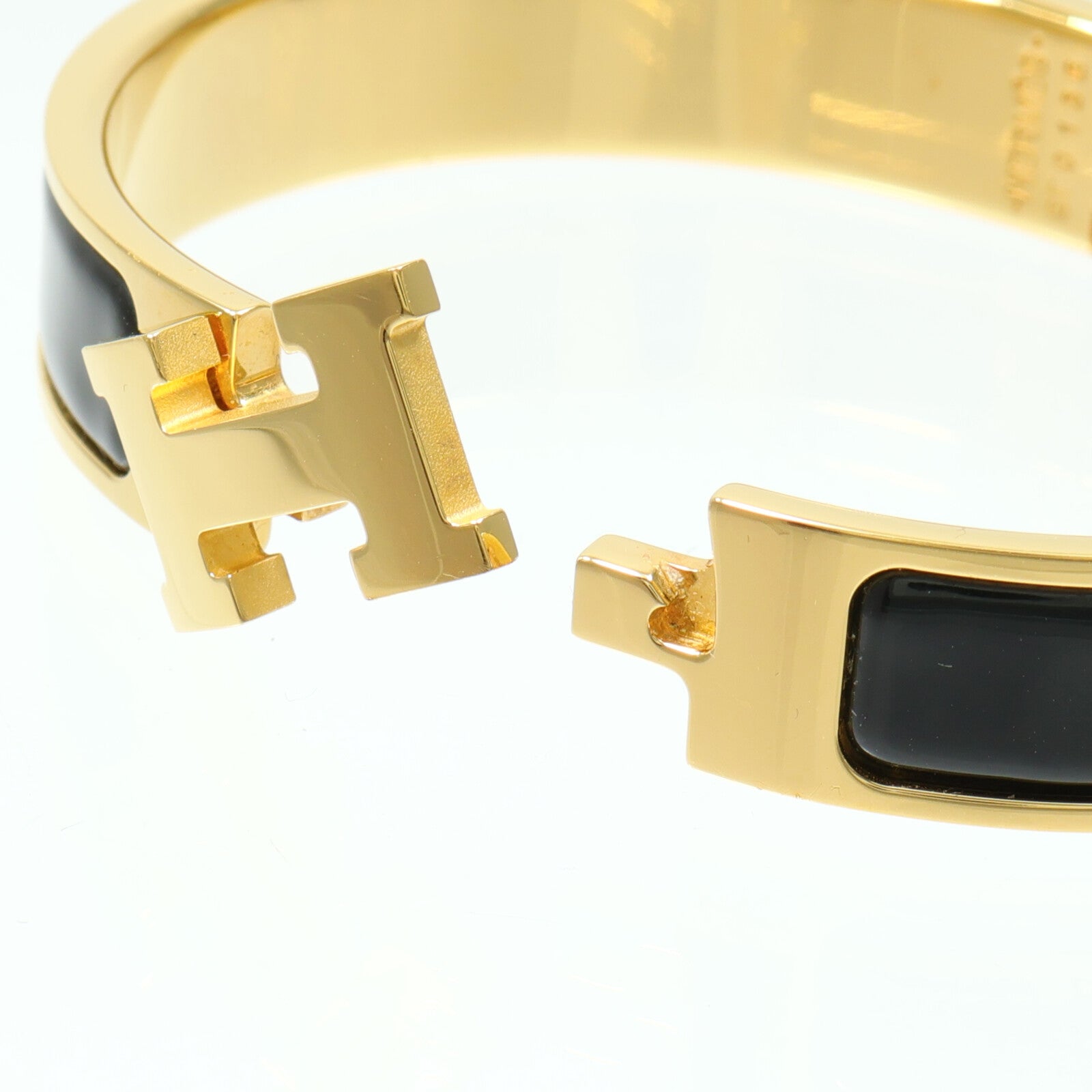 HERMES 琺瑯/金屬Clic H Bracelet手鐲