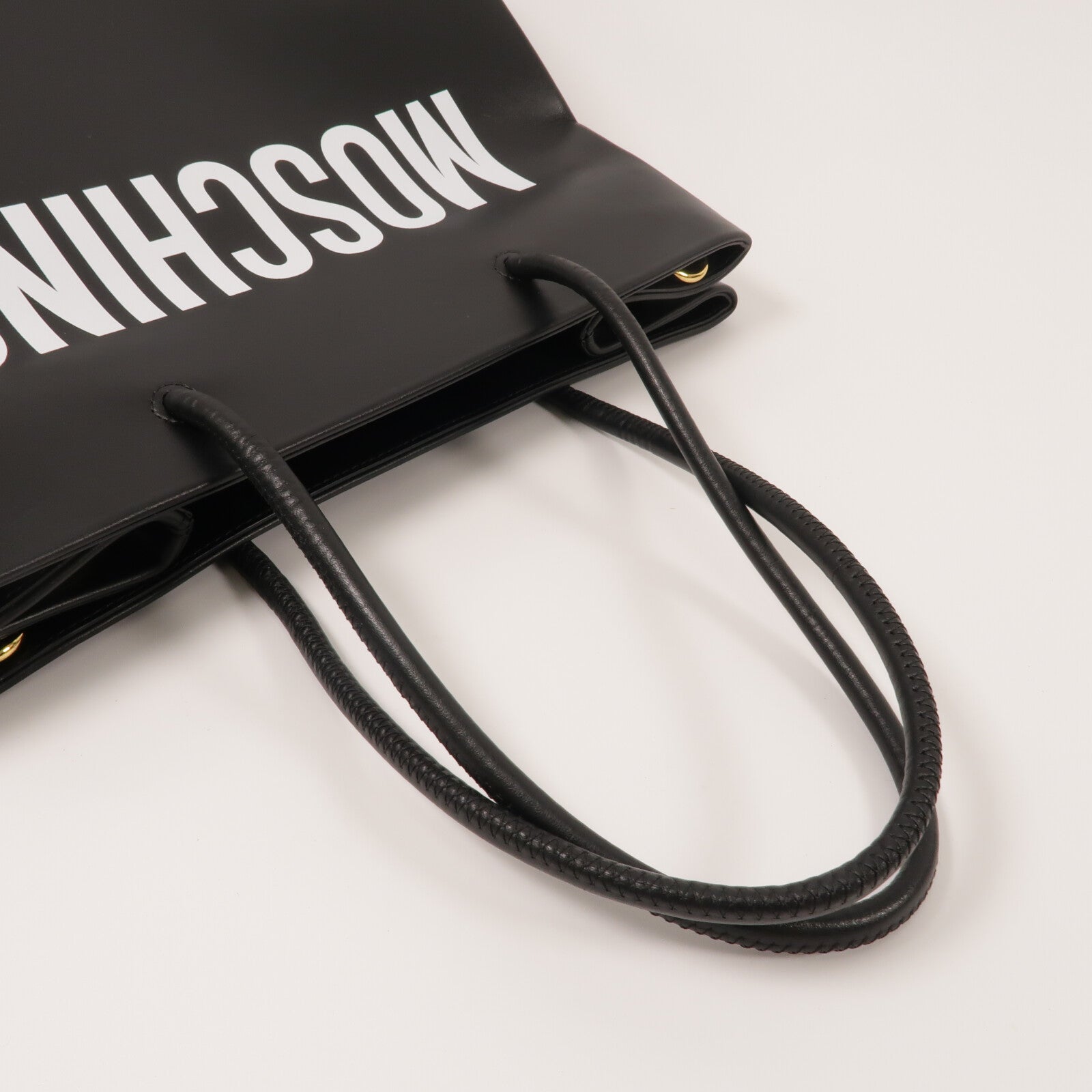 MOSCHINO 牛皮皮革2 Way Shoulder手挽肩背兩用袋