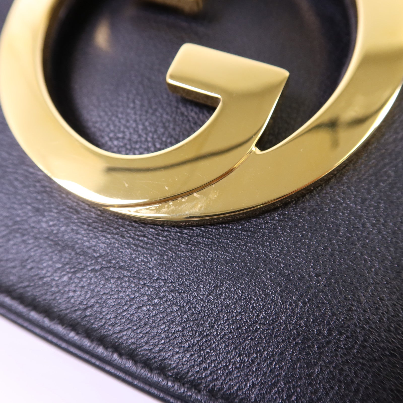 GUCCI 牛皮皮革Blondie金扣手挽肩背兩用袋