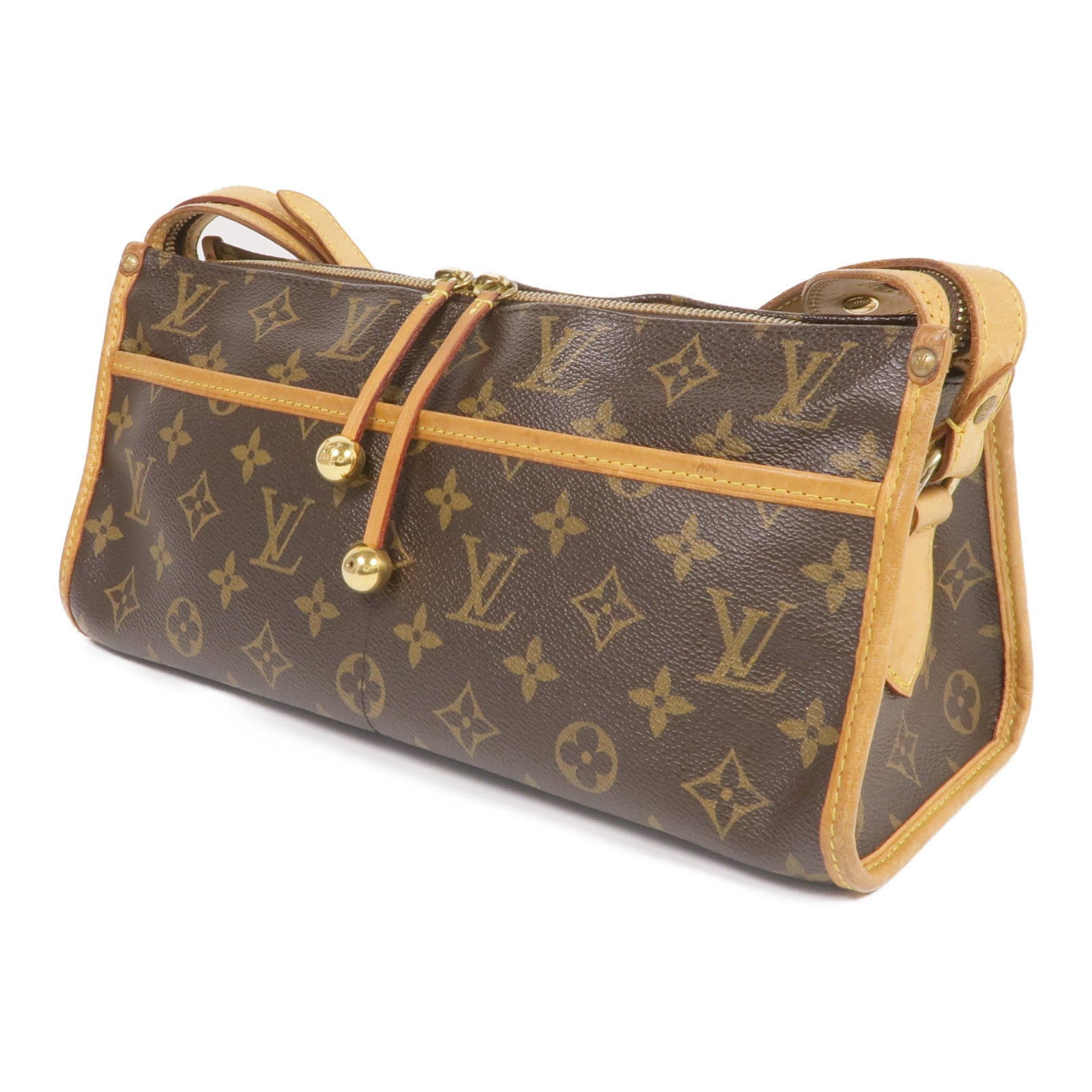 LOUIS VUITTON Monogram Popincourt Long金扣肩背袋