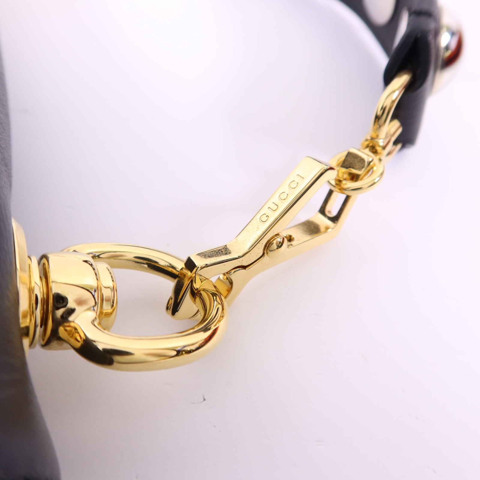 GUCCI 【激減優惠】牛皮皮革Blondie金扣手挽肩背兩用袋
