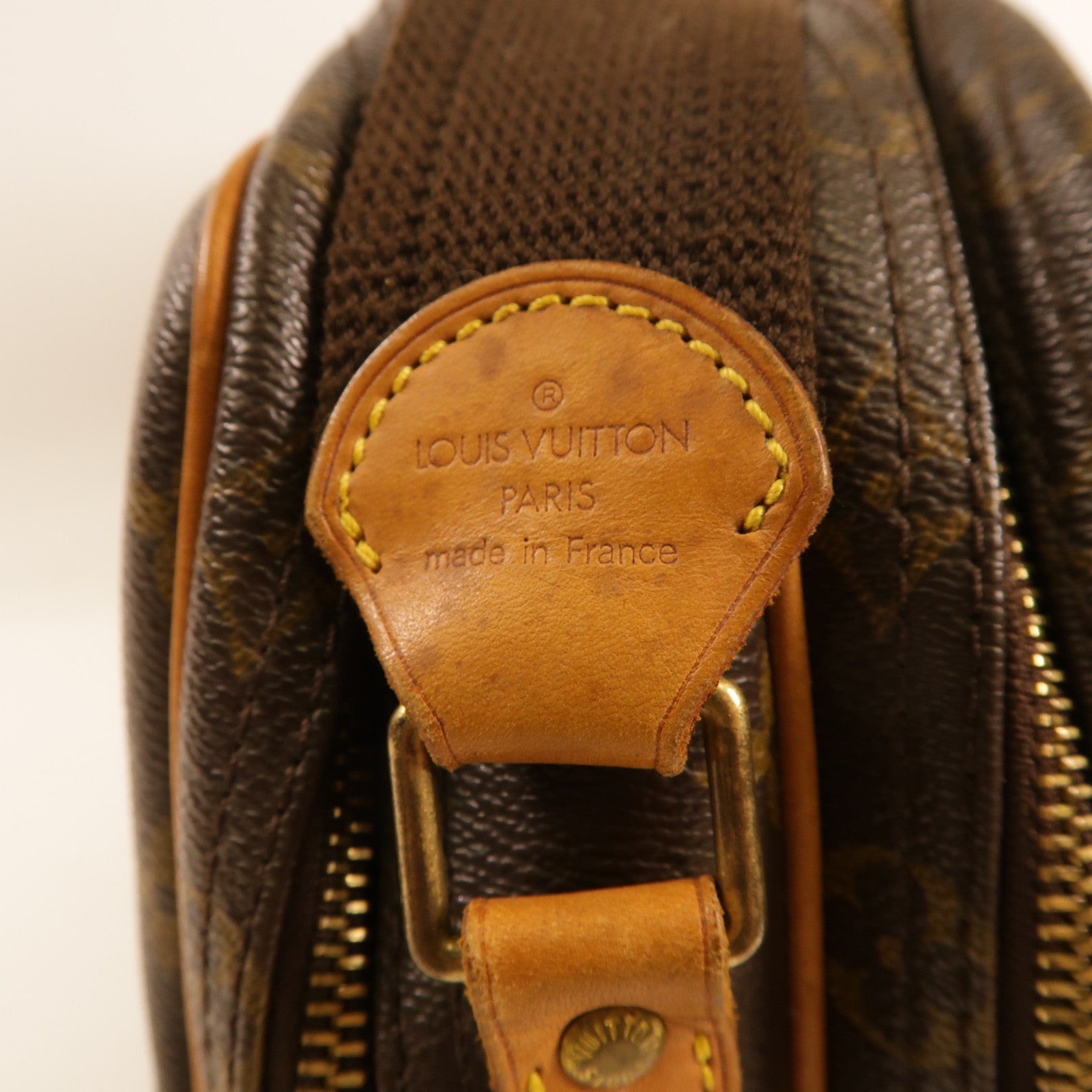 LOUIS VUITTON Monogram Reporter PM金扣肩背袋