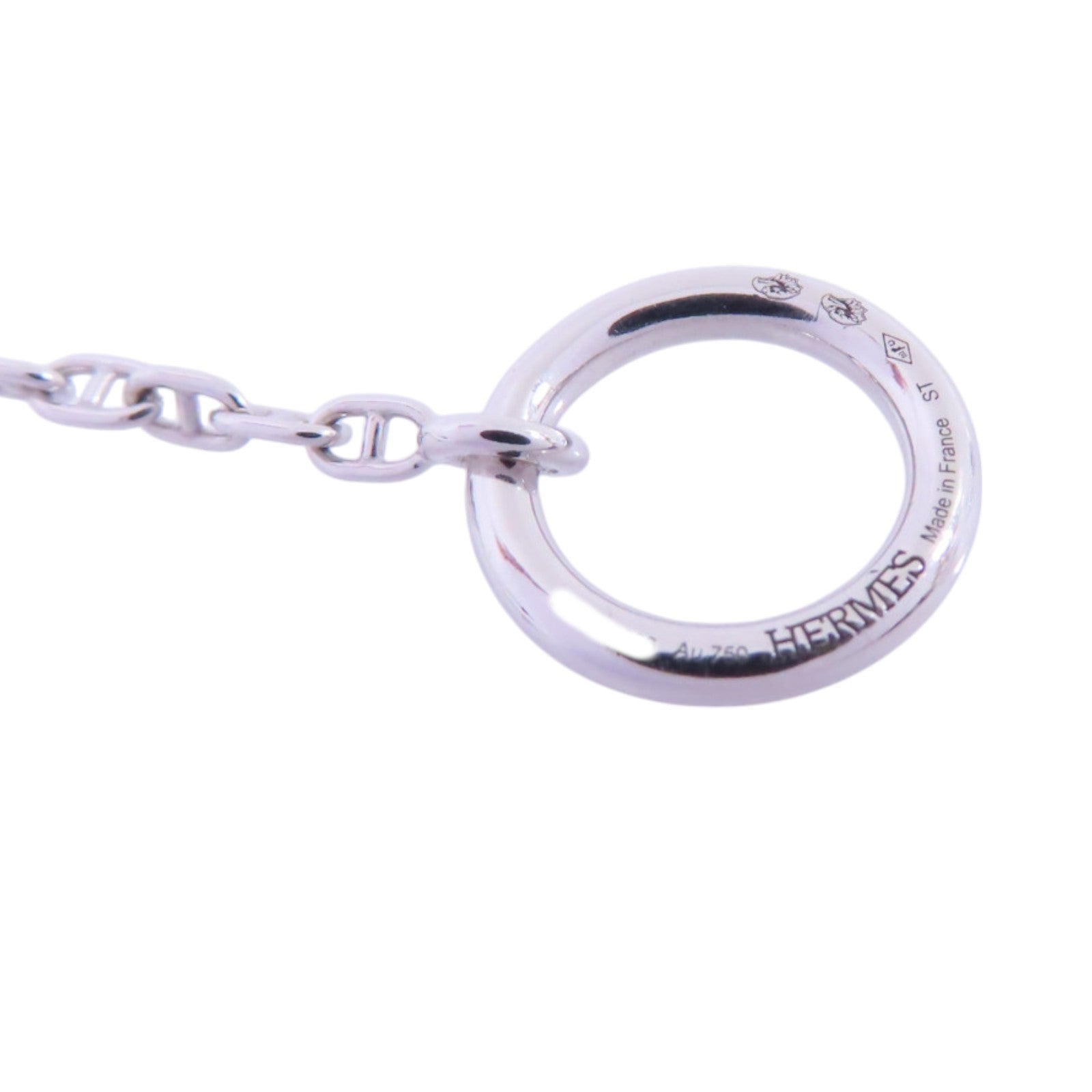 HERMES 【激減優惠】18K白金/鑽石Farandole Diamond Small Pendant Nacklace項鍊