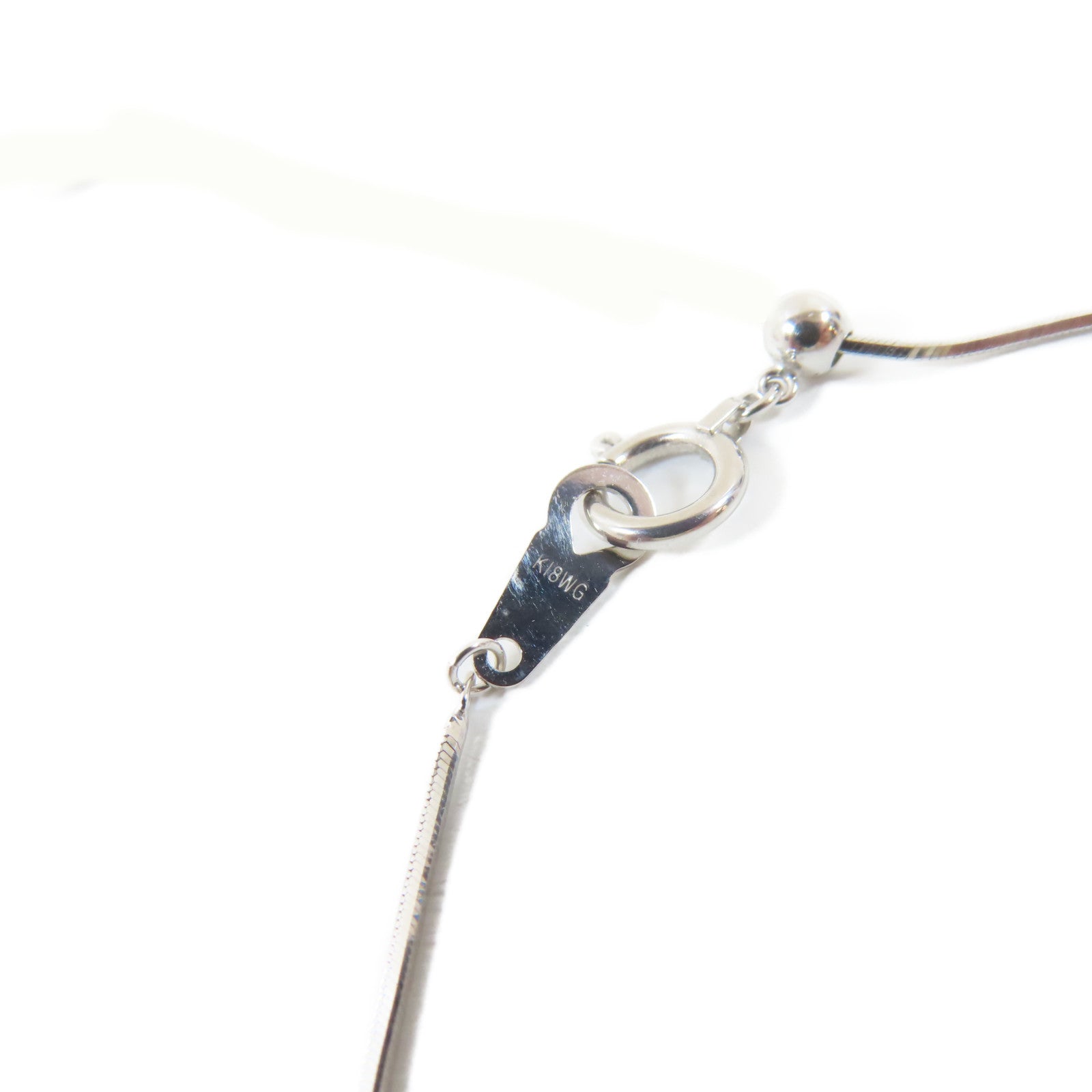 JEWELRY 18K白金Necklace項鍊#42cm