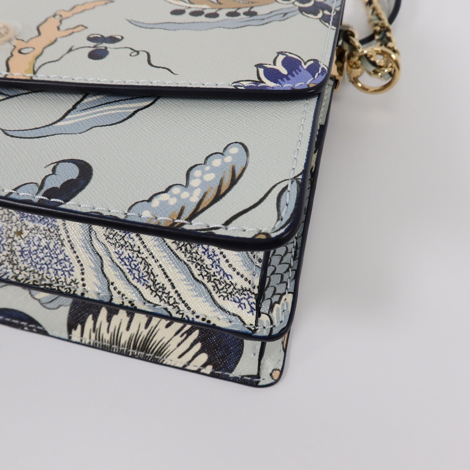 Tory Burch Saffiano皮革Shoulder Bag鏈帶肩背袋