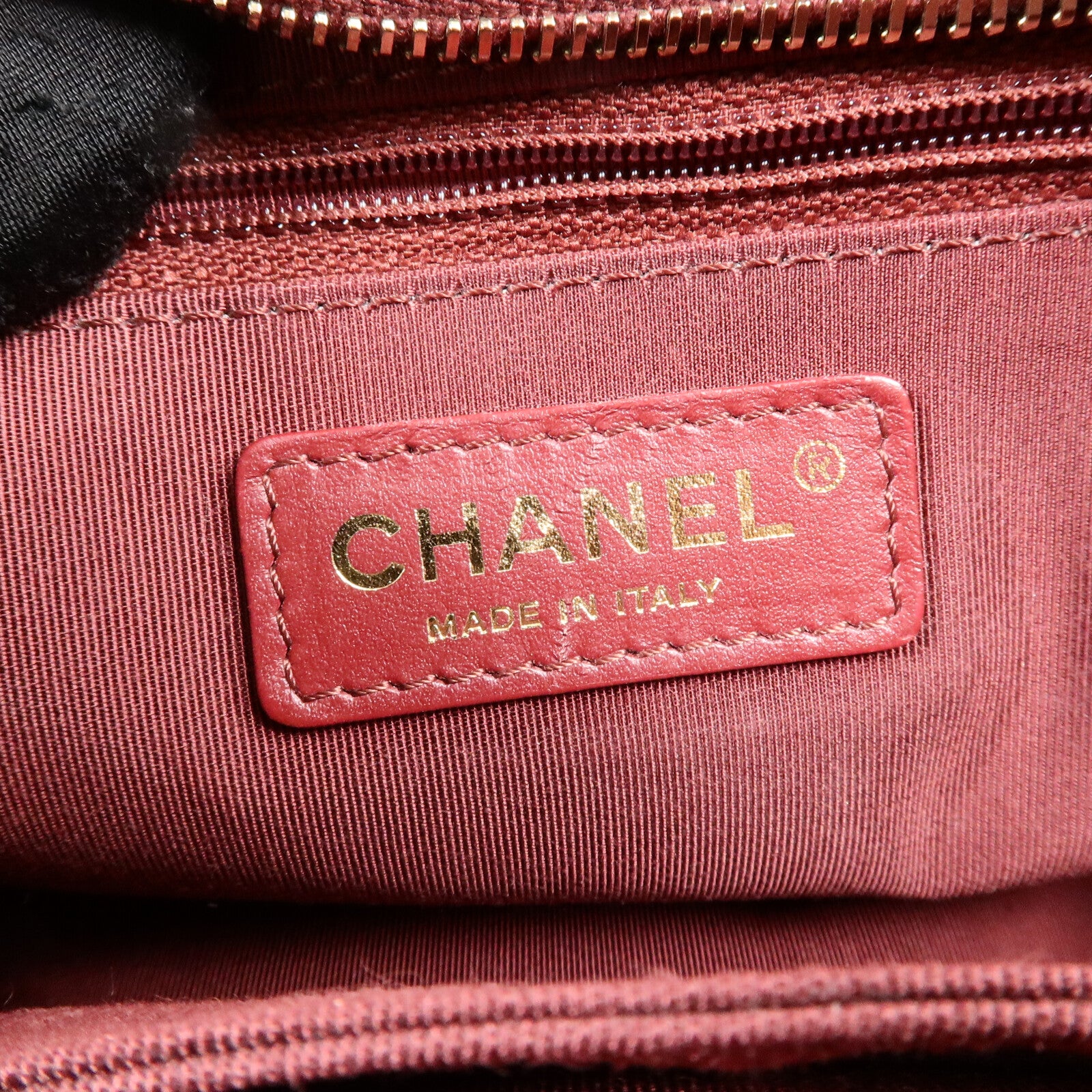 CHANEL 羊皮皮革Cosmetic Vanity Case手挽肩背兩用袋