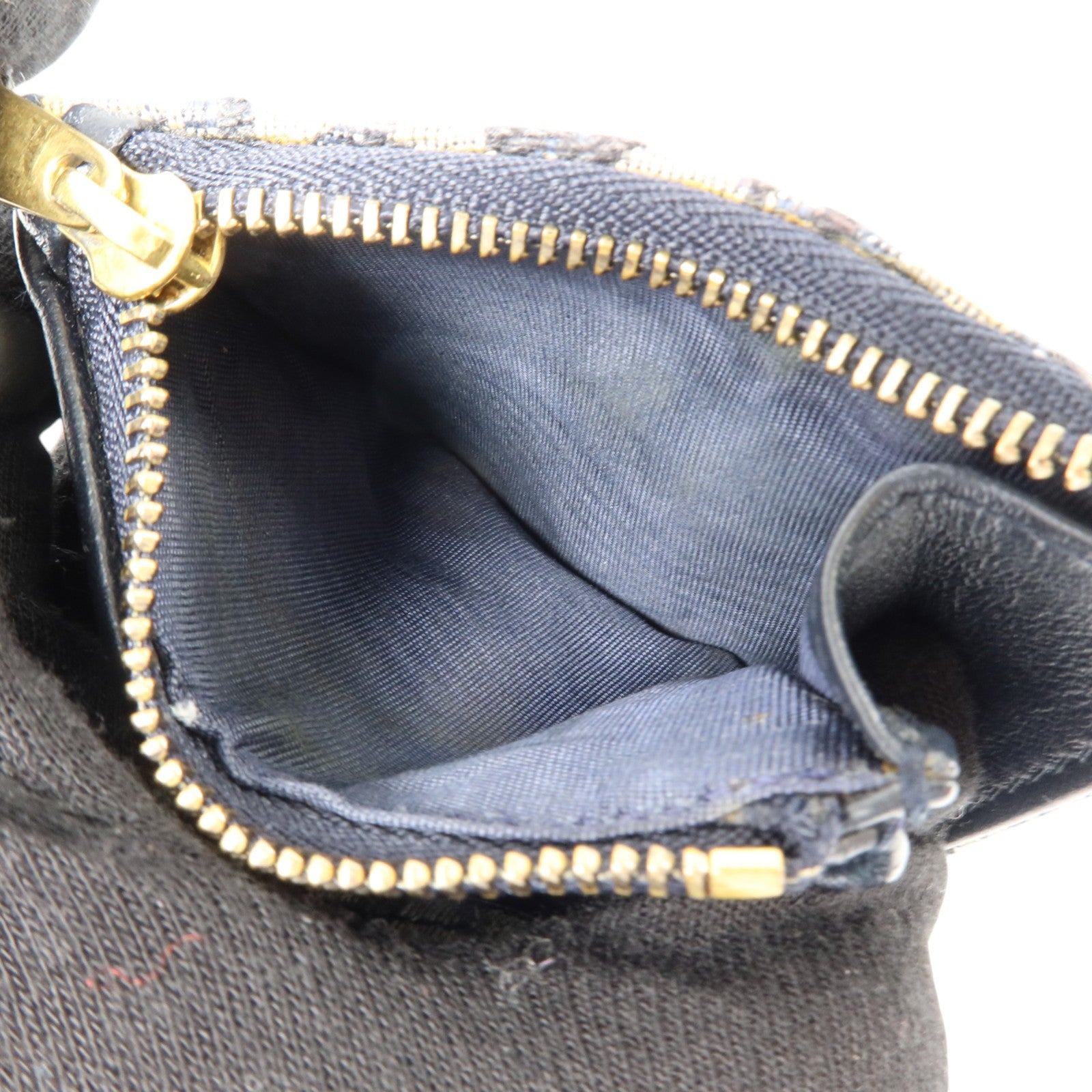 Dior Oblique帆布Saddle Lotus Wallet金扣錢包