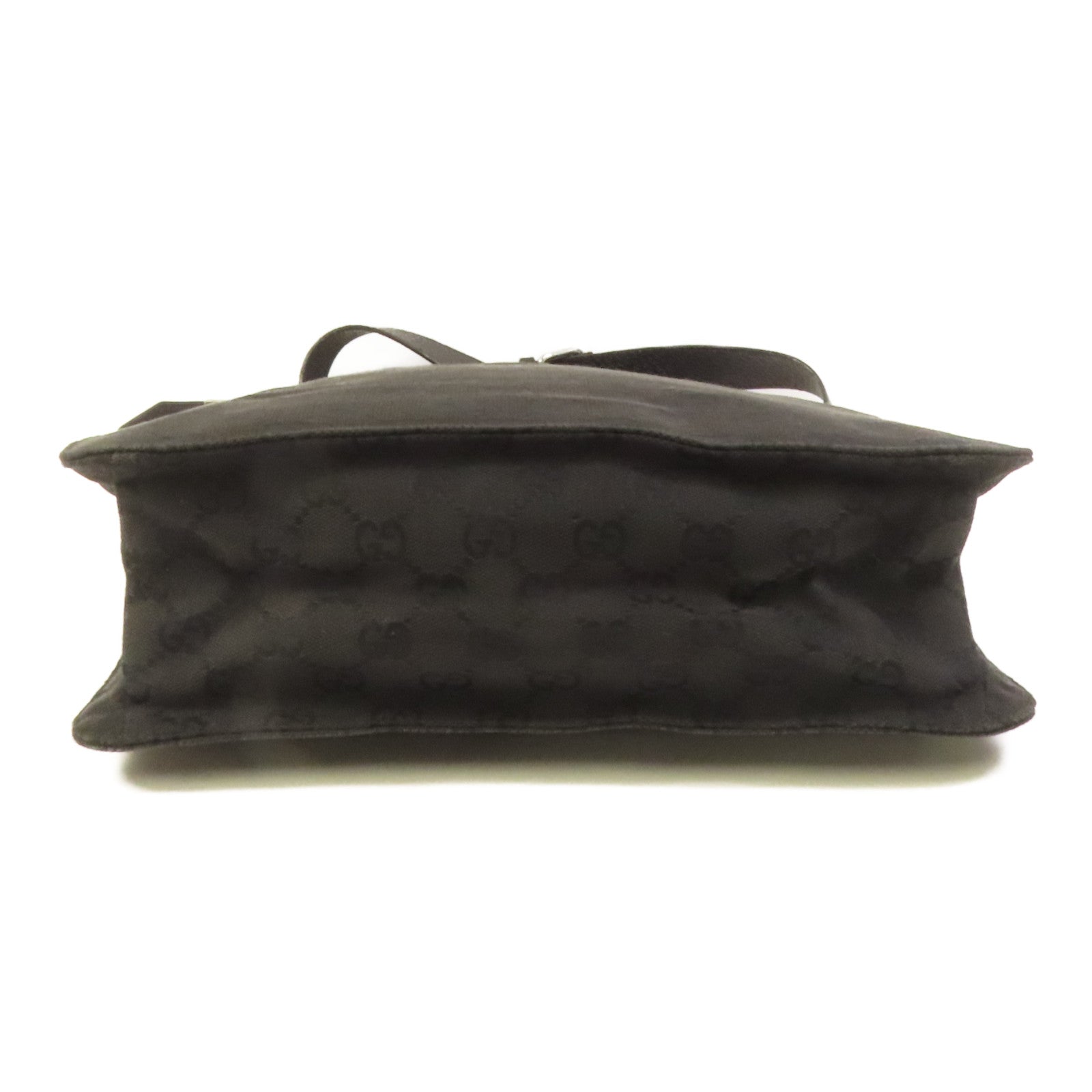 GUCCI 帆布Shoulder Bag銀扣肩背袋