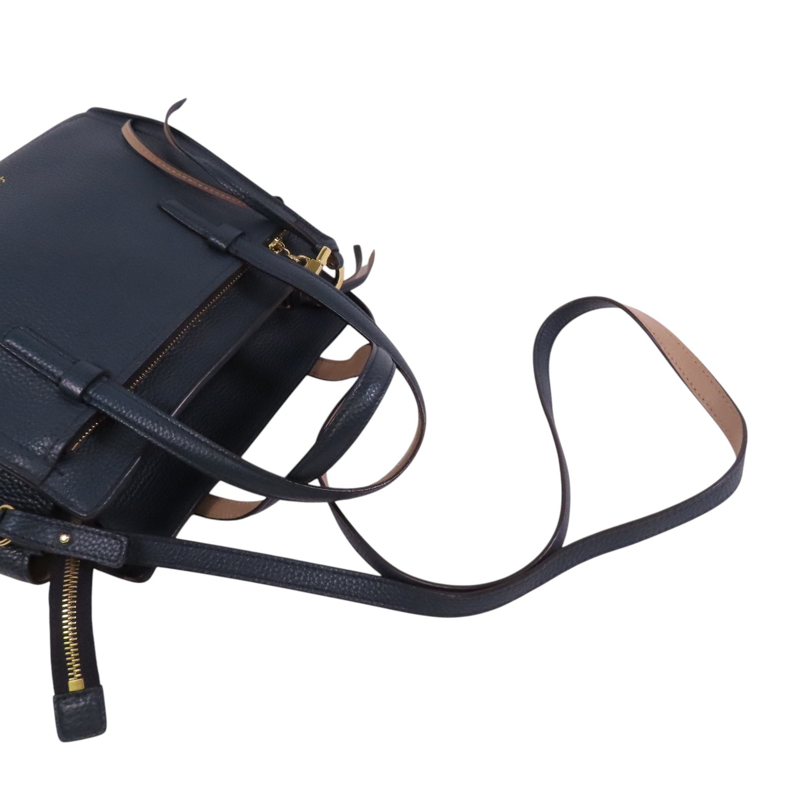 Salvatore Ferragamo 牛皮皮革2Way Shoulder Bag金扣手挽肩背兩用袋