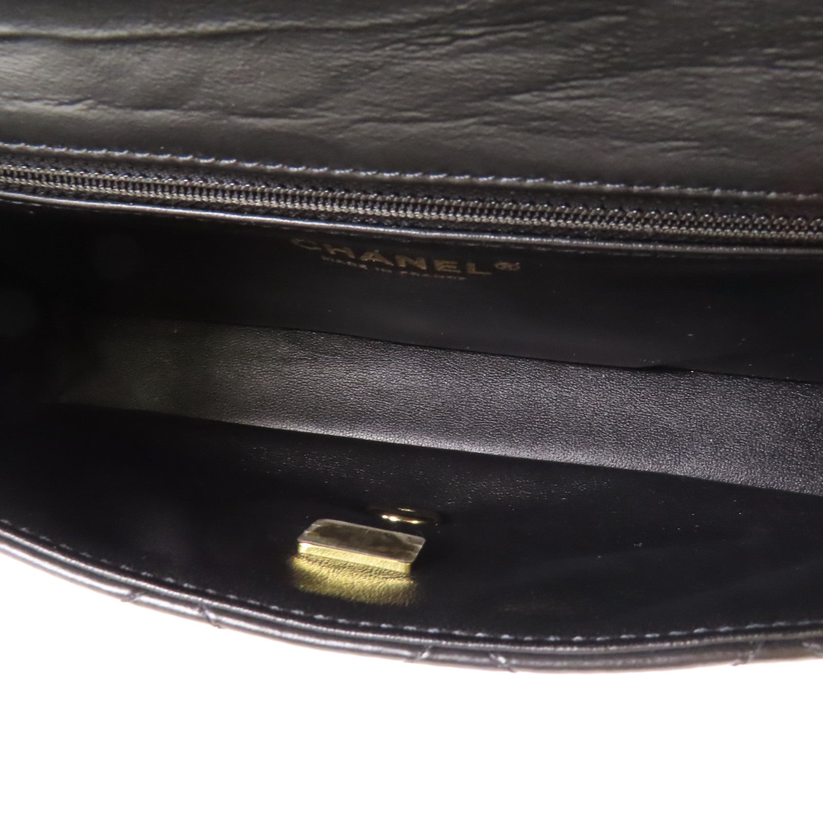 CHANEL 【激減優惠】羊皮皮革Clutch金扣手拿包