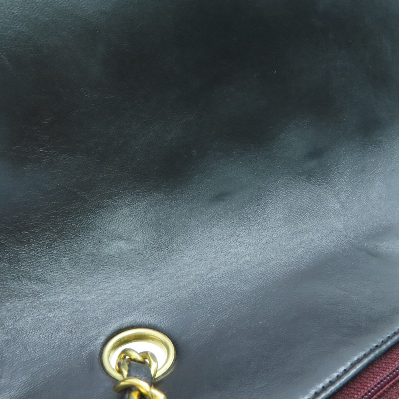 CHANEL 【清倉大減價】菱格羊皮皮革Diana Chain Shoulder金扣肩背袋黑色
