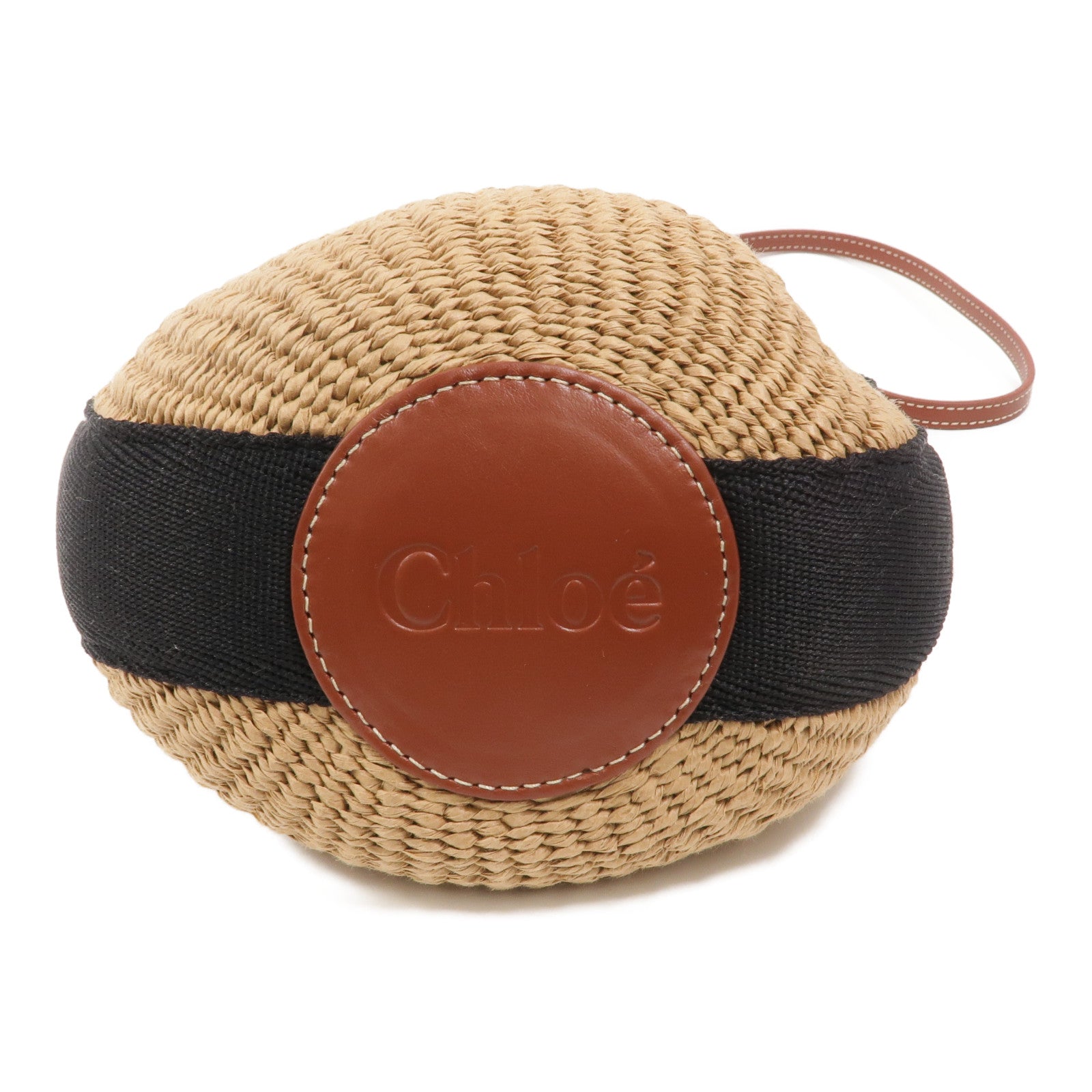 Chloe 藤料Small Woody Basket手挽肩背兩用袋