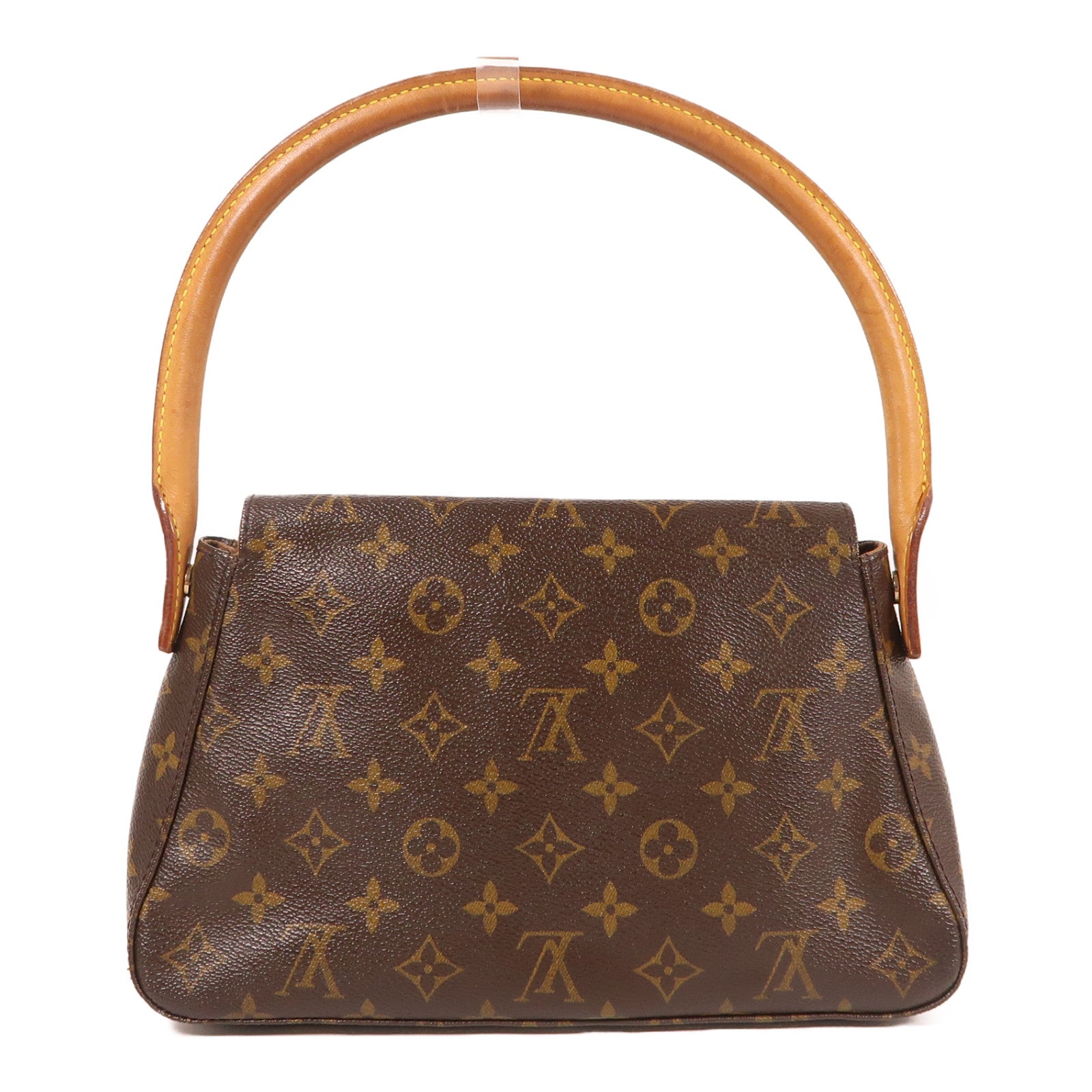 LOUIS VUITTON Monogram Looping金扣肩背袋啡色