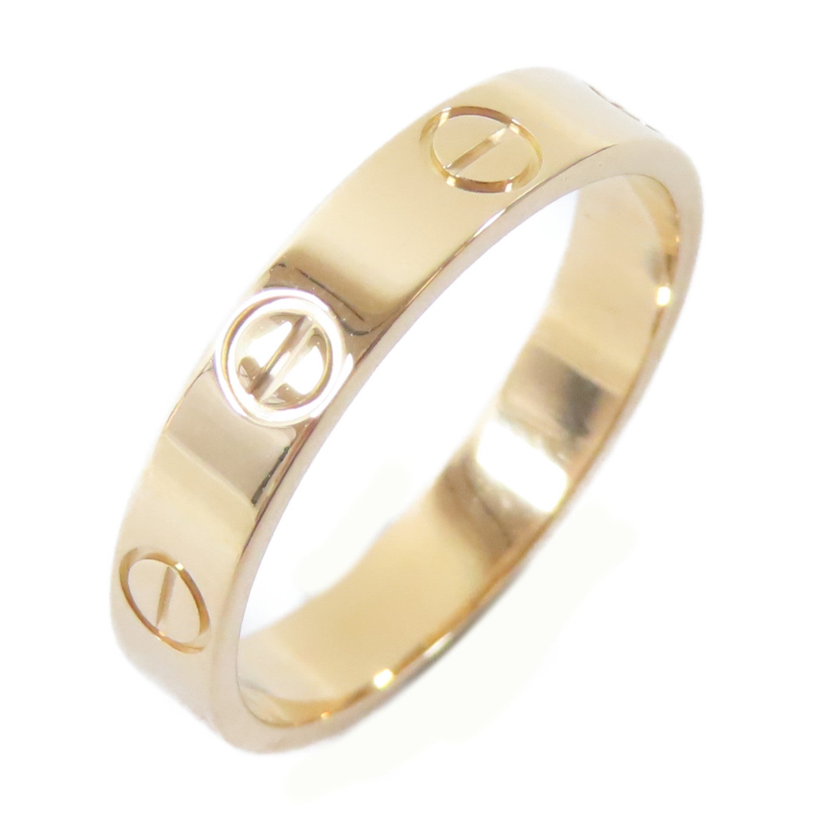 CARTIER 18K玫瑰金Love Ring戒指Cartier#51/US#5.75