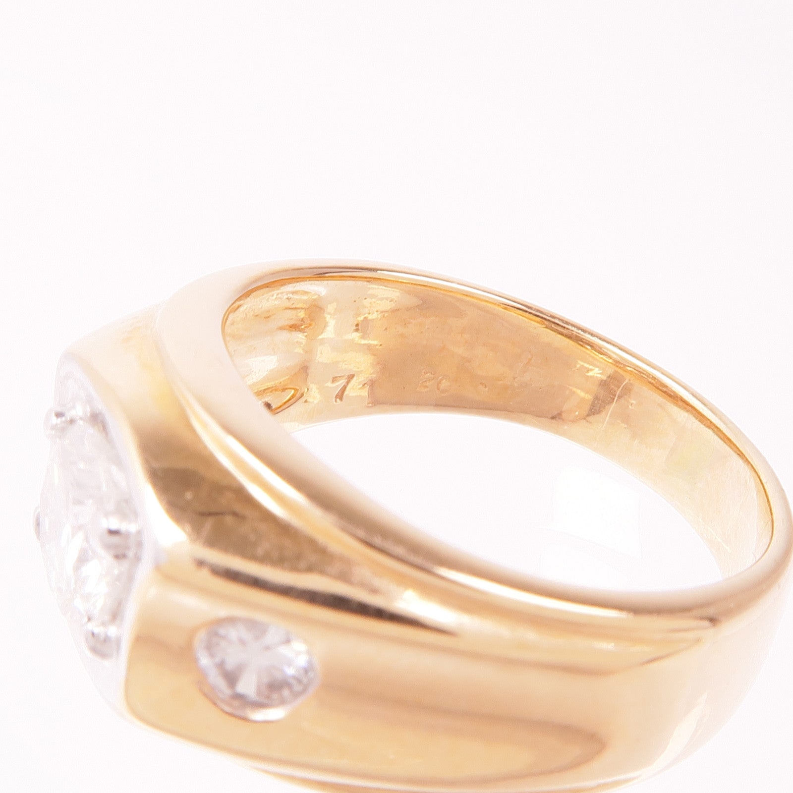 JEWELRY 18K玫瑰金Diamond Ring鑽石戒指US#6.5