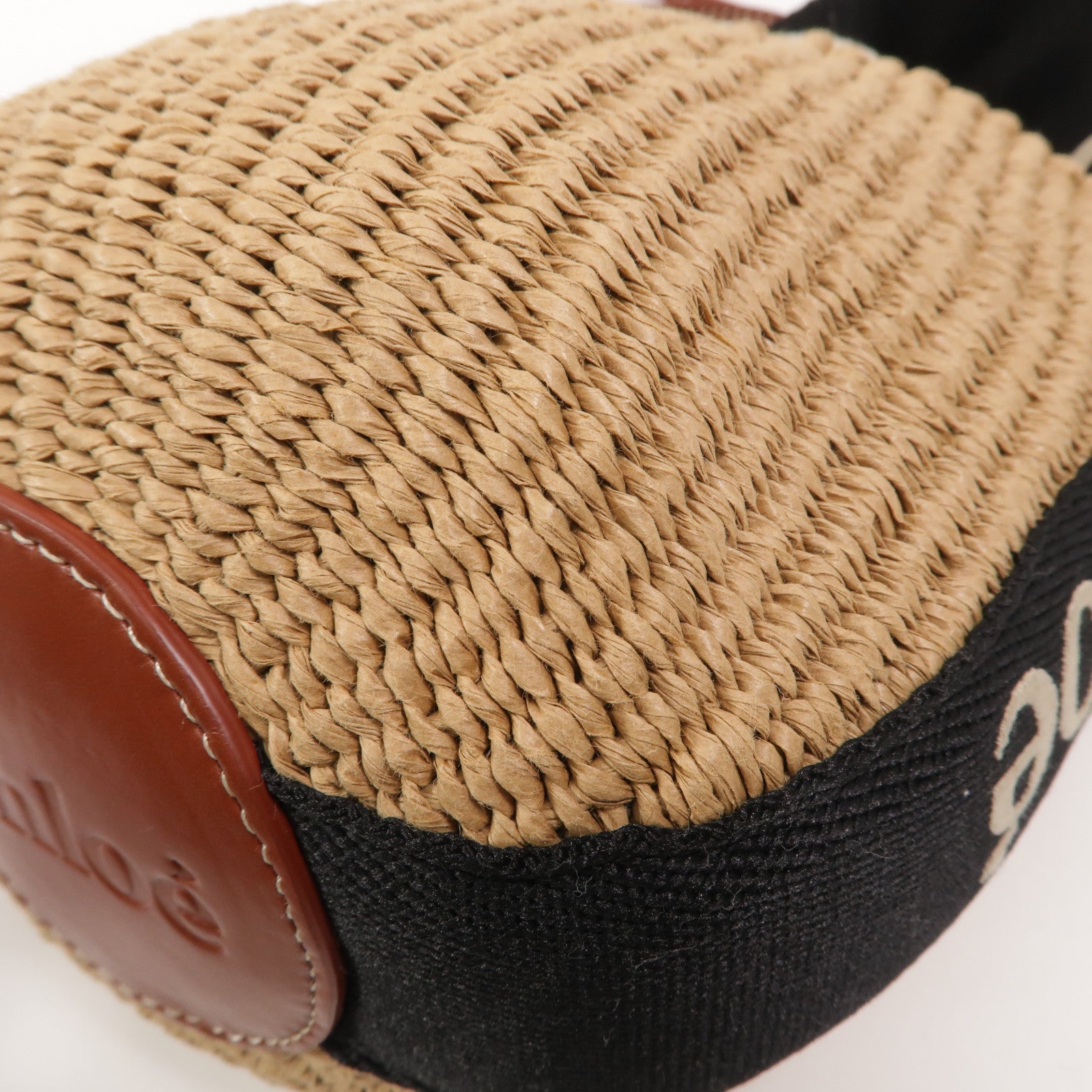 Chloe 藤料Small Woody Basket手挽肩背兩用袋