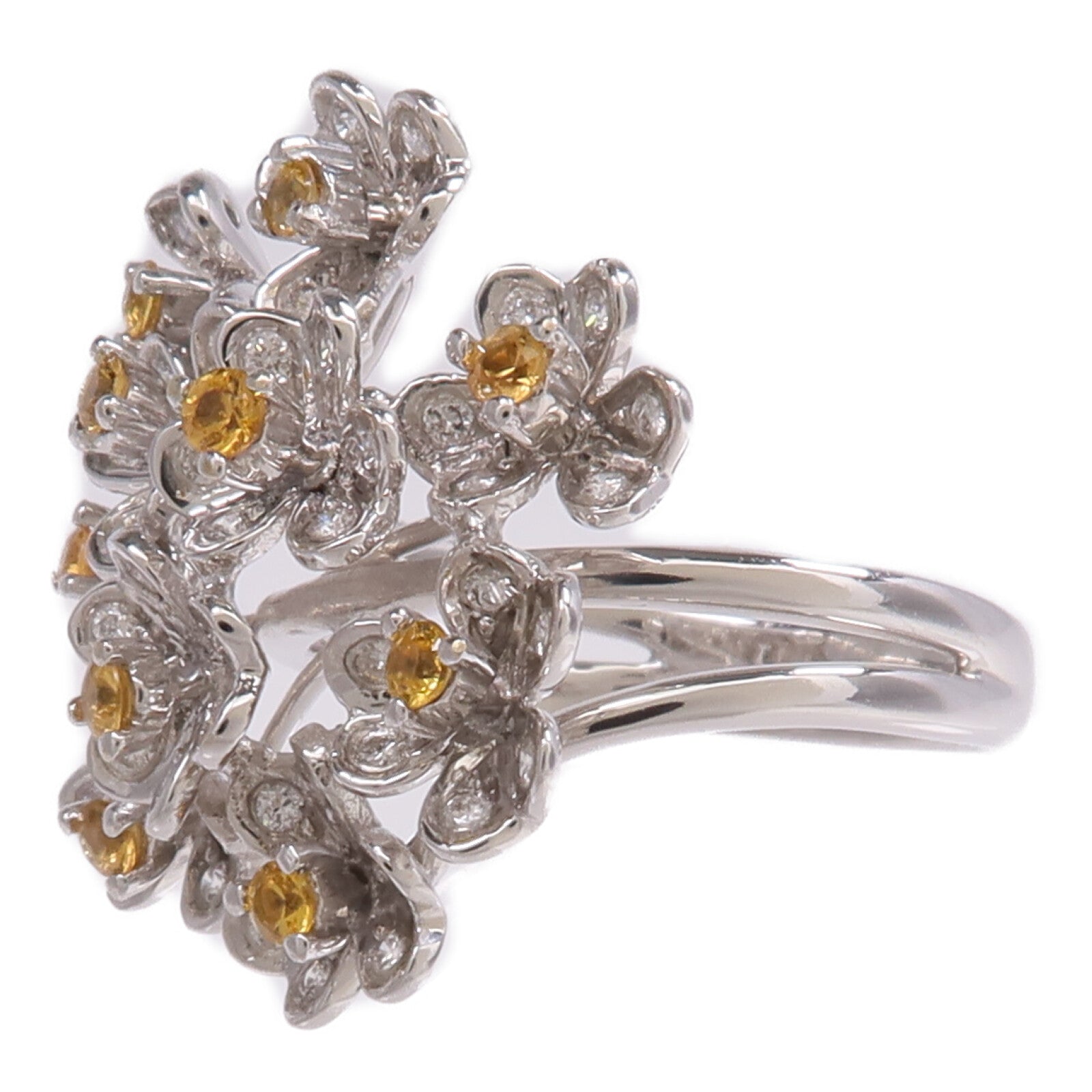 JEWELRY 【激減優惠】18K白金Ring彩色寶石/鑽石戒指