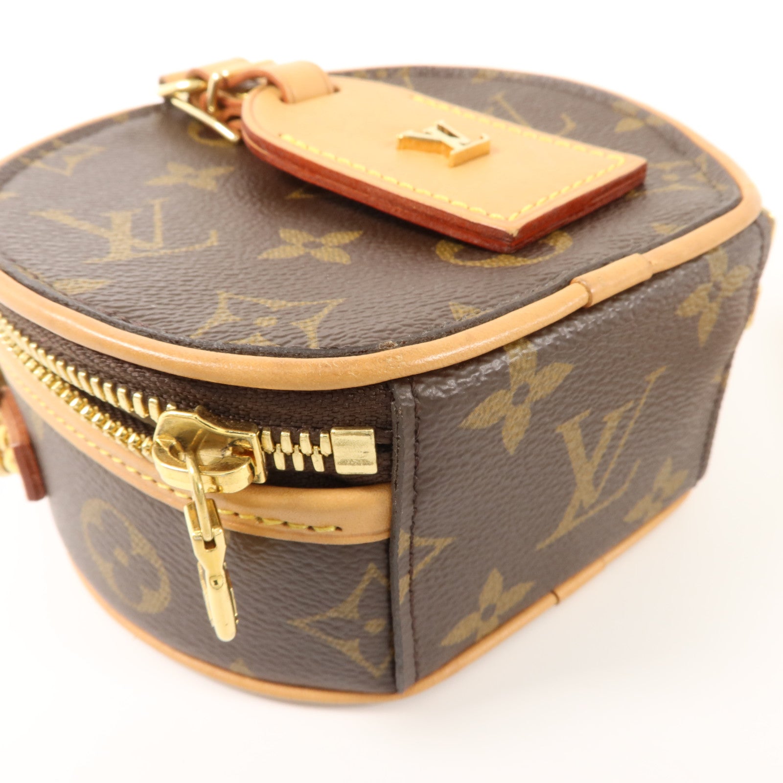 LOUIS VUITTON Monogram Mini Boite Chapeau金扣手挽肩背兩用袋