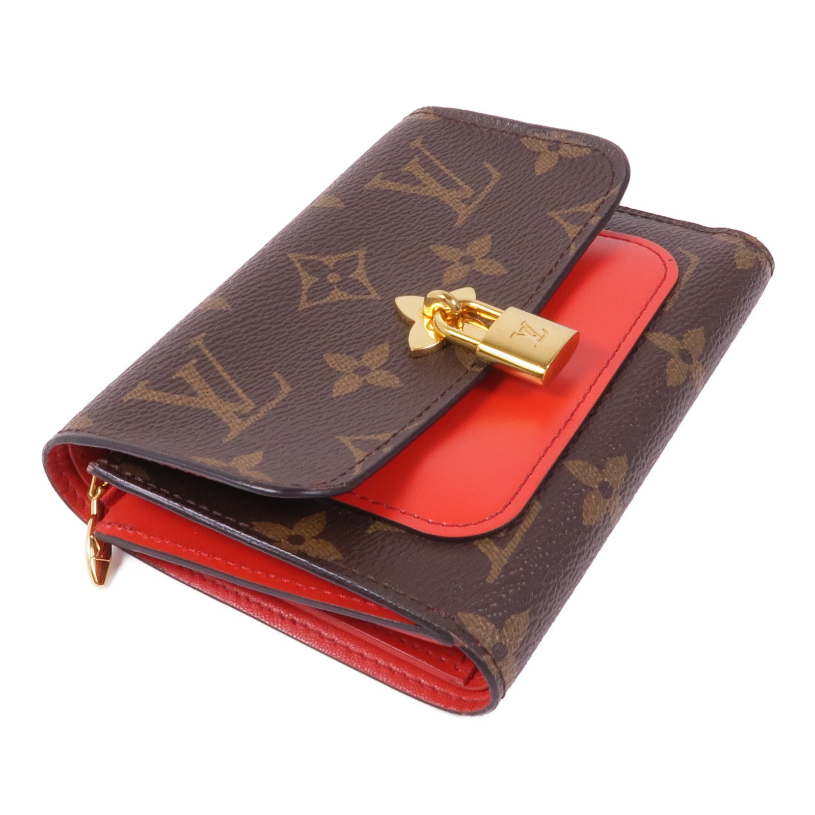 LOUIS VUITTON Monogram Flower金扣錢包