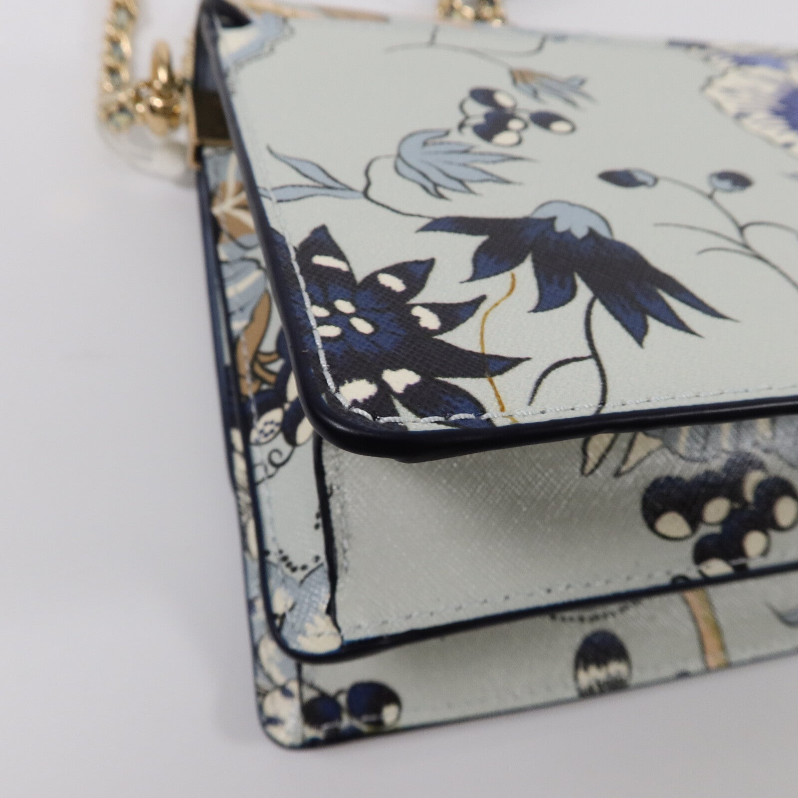Tory Burch Saffiano皮革Shoulder Bag鏈帶肩背袋