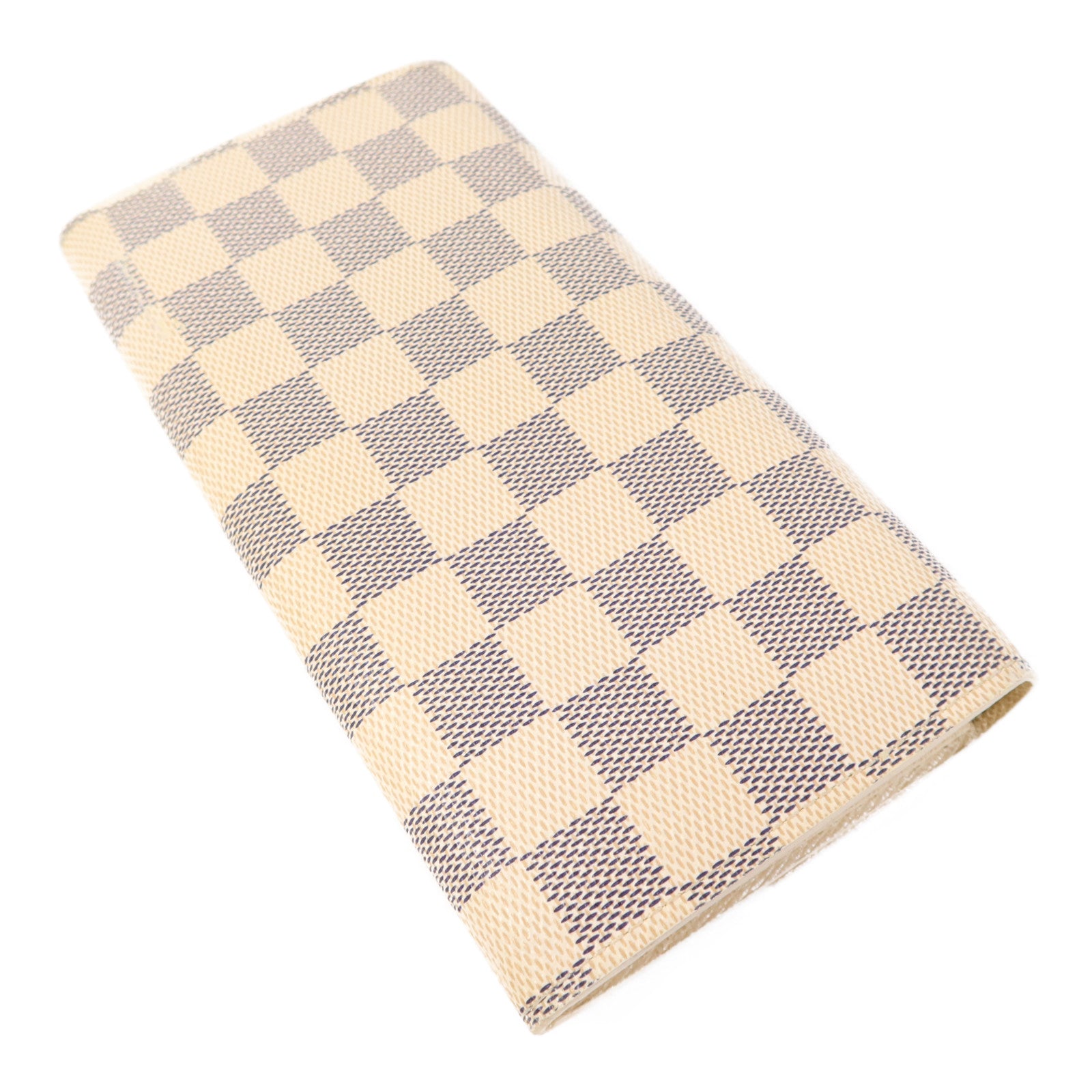 LOUIS VUITTON Damier Azur Portefeuille International金扣長錢包