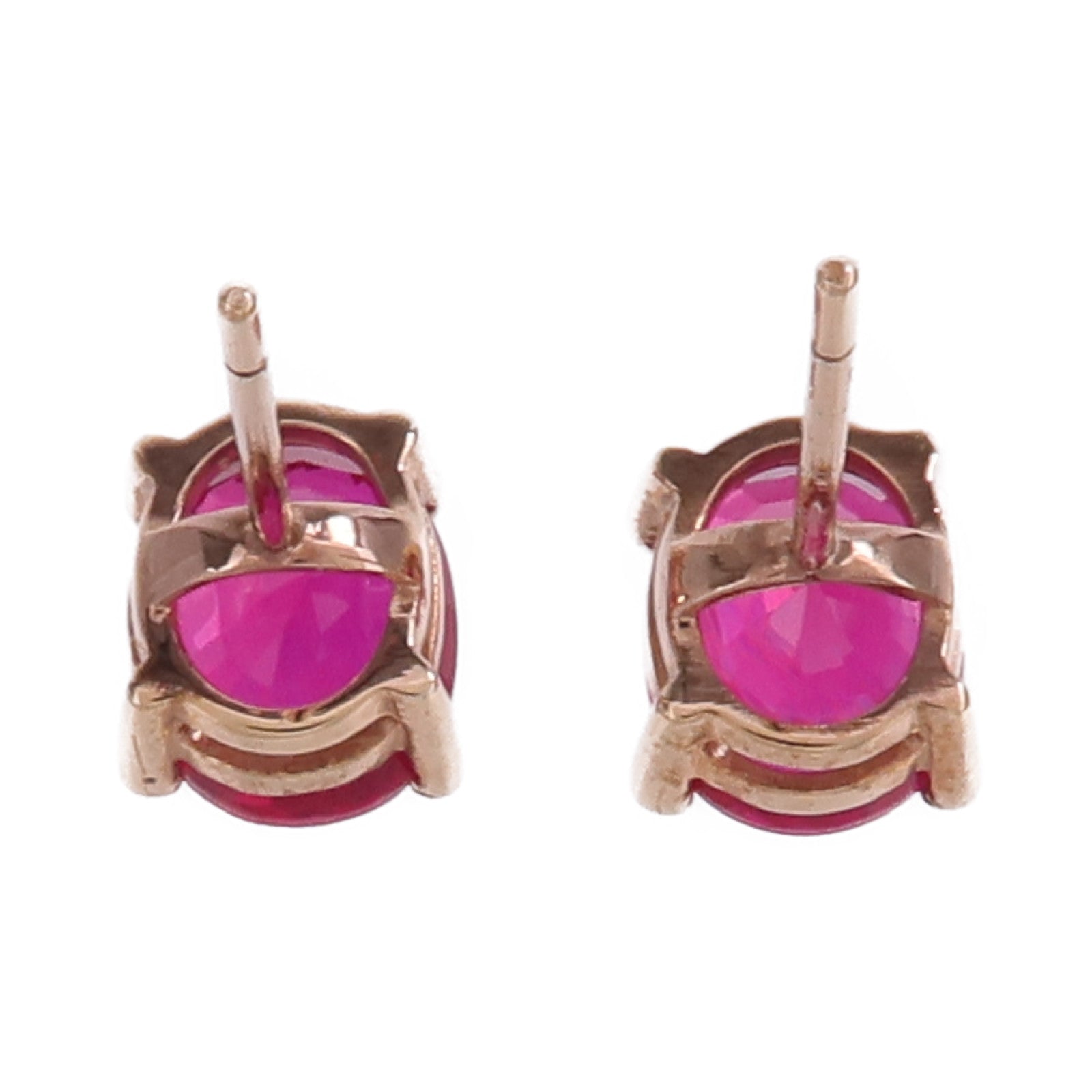 JEWELRY 18K玫瑰金Color Stone Earrings彩色寶石耳環