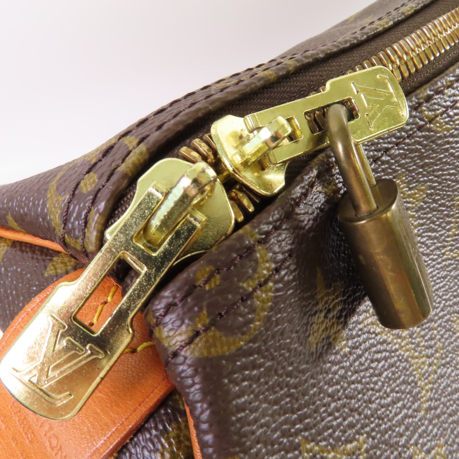LOUIS VUITTON 【激減優惠】Monogram Keepall 50 Boston Bag金扣手挽袋啡色