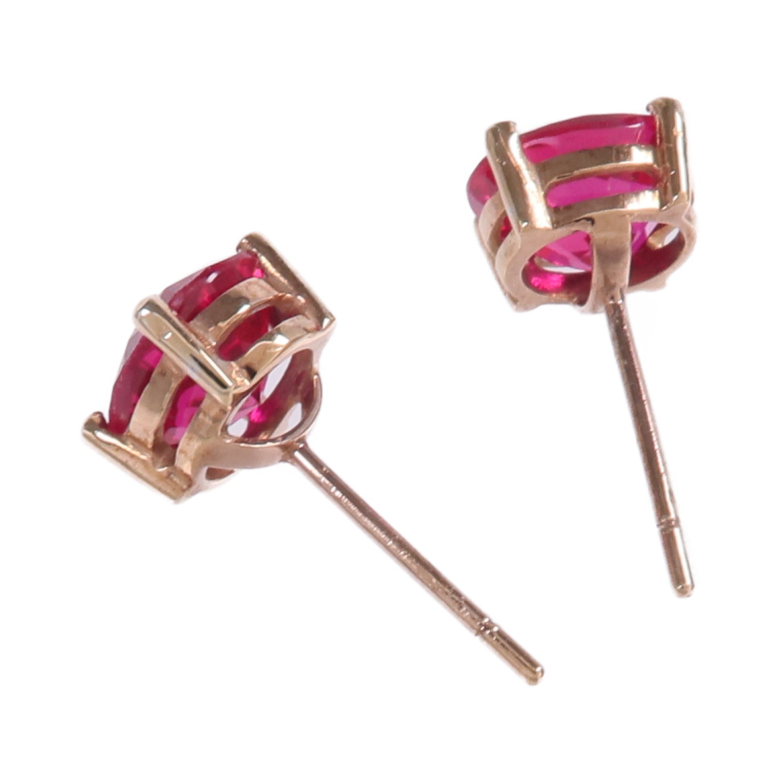 JEWELRY 18K玫瑰金Color Stone Earrings彩色寶石耳環