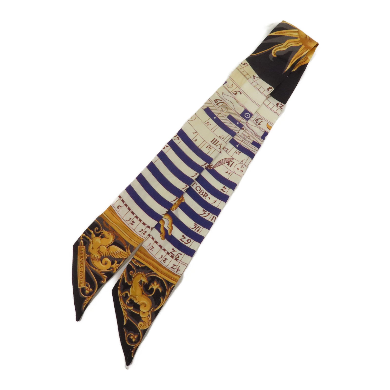 HERMES 絲質Twilly絲巾