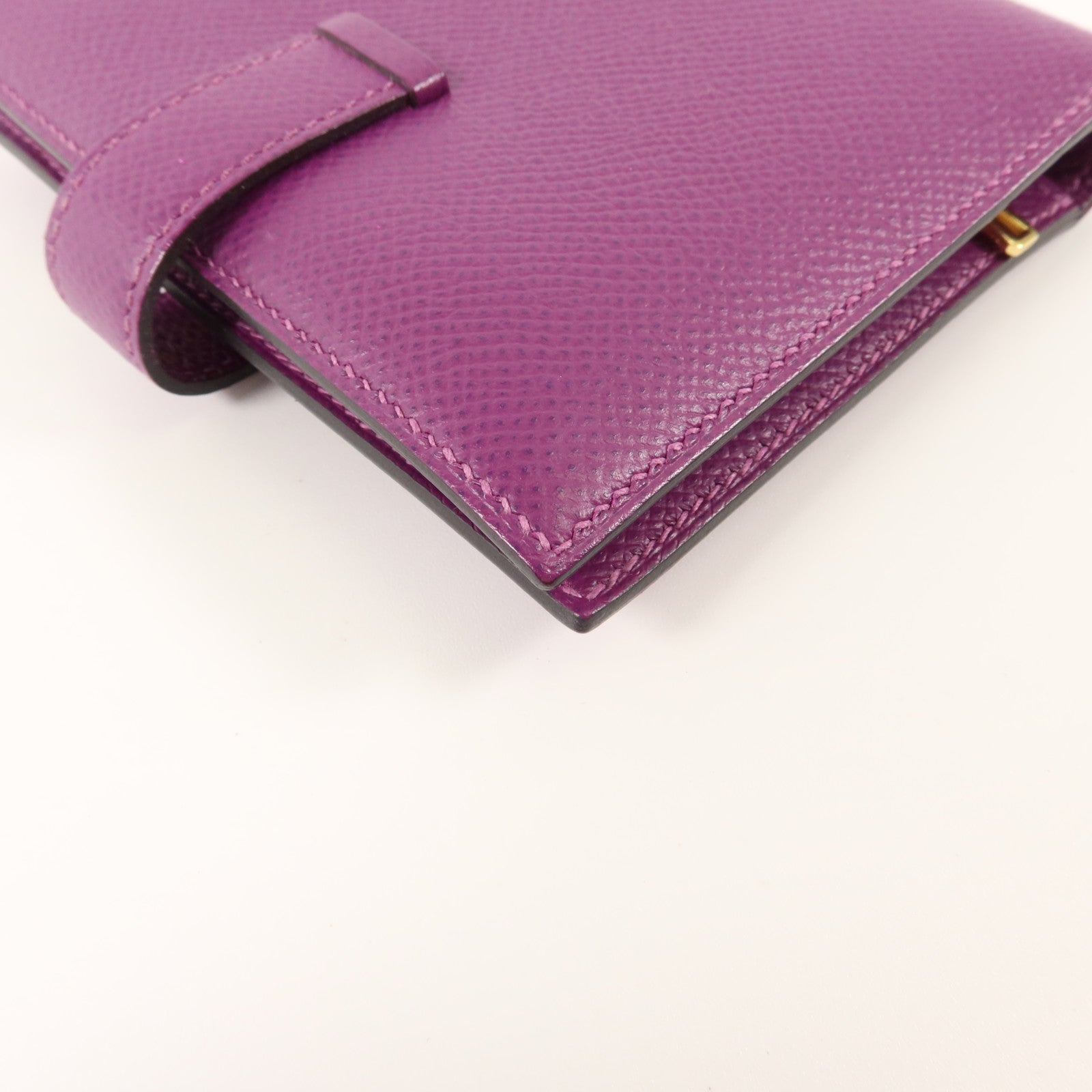 HERMES Epsom皮革Bearn Wallet錢包Anemone