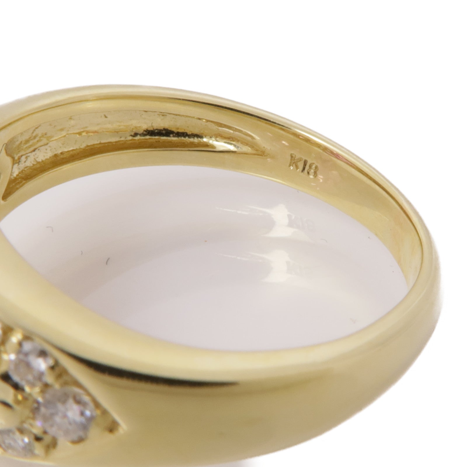 JEWELRY 【激減優惠】18K黃金Sapphire Ring粉紅藍寶石戒指US#7